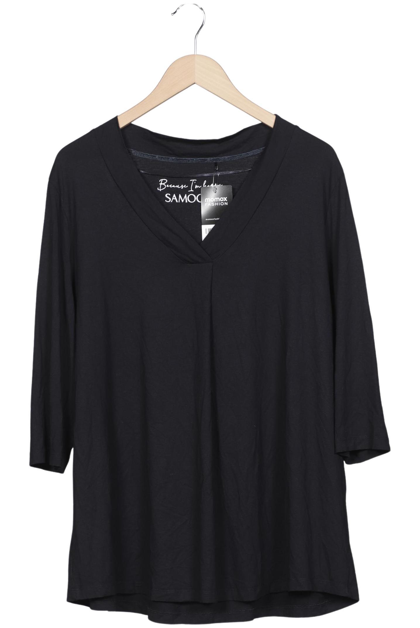 

Samoon by Gerry Weber Damen Langarmshirt, schwarz, Gr. 48
