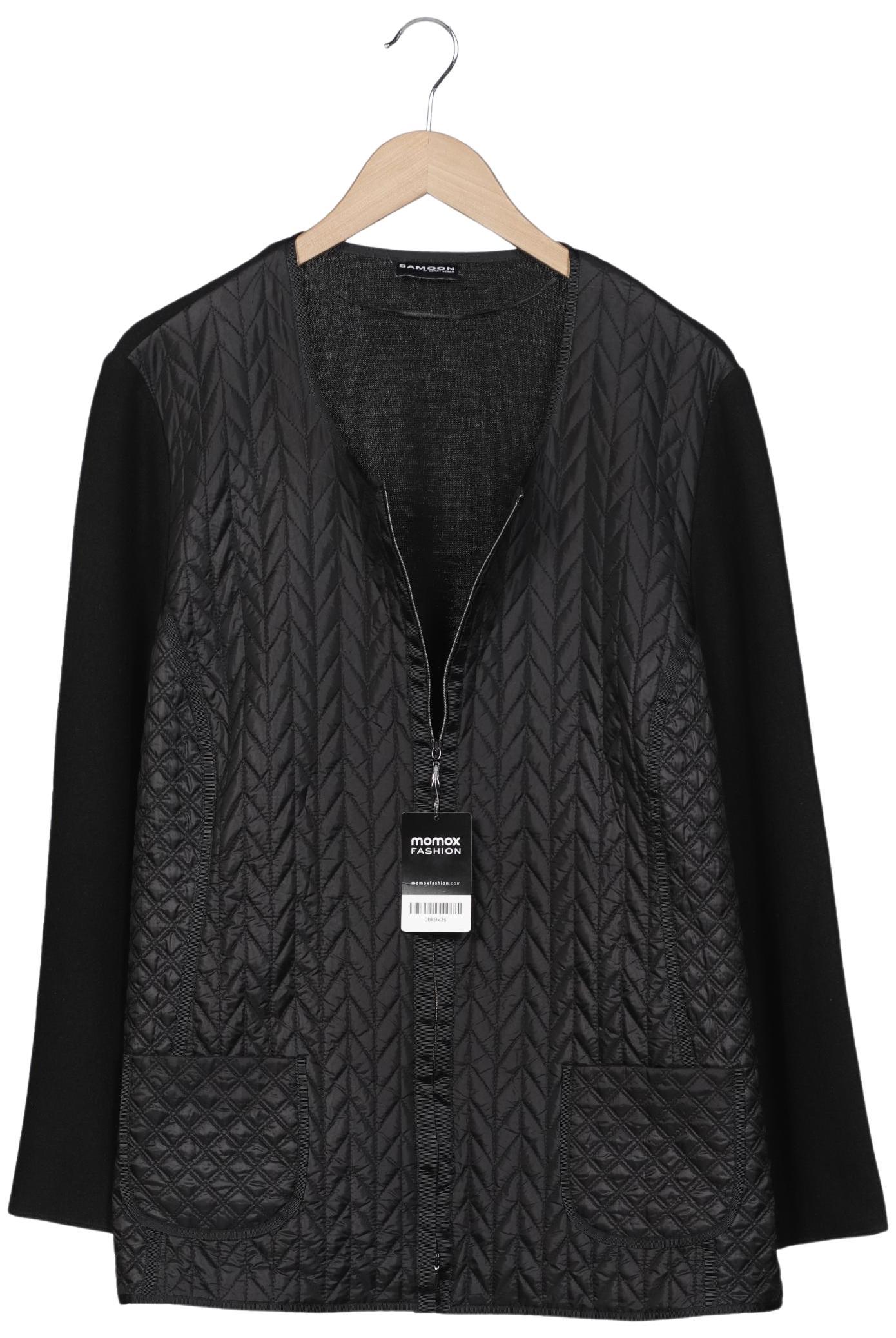 

Samoon by Gerry Weber Damen Strickjacke, schwarz, Gr. 50