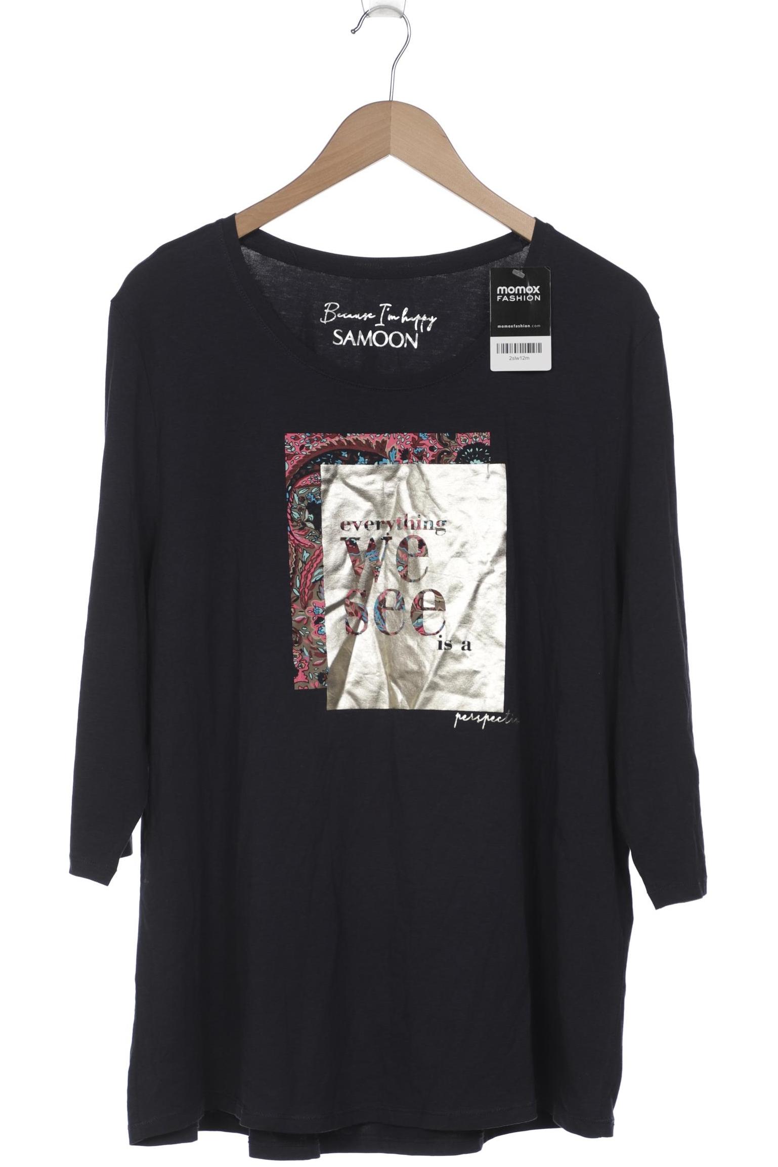 

Samoon by Gerry Weber Damen Langarmshirt, marineblau, Gr. 48