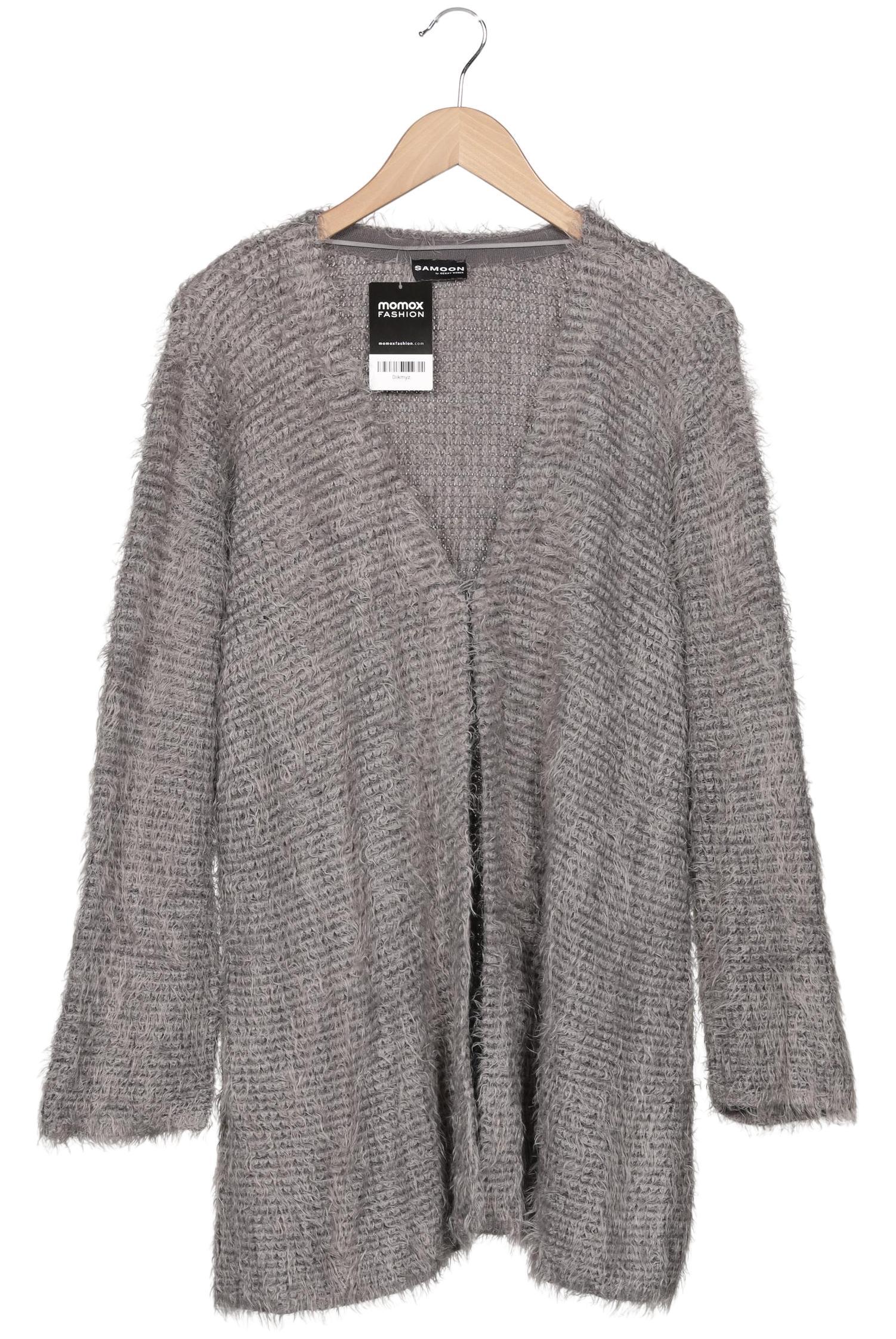 Thumbnail - Samoon by Gerry Weber Damen Strickjacke, grau, Gr. 46