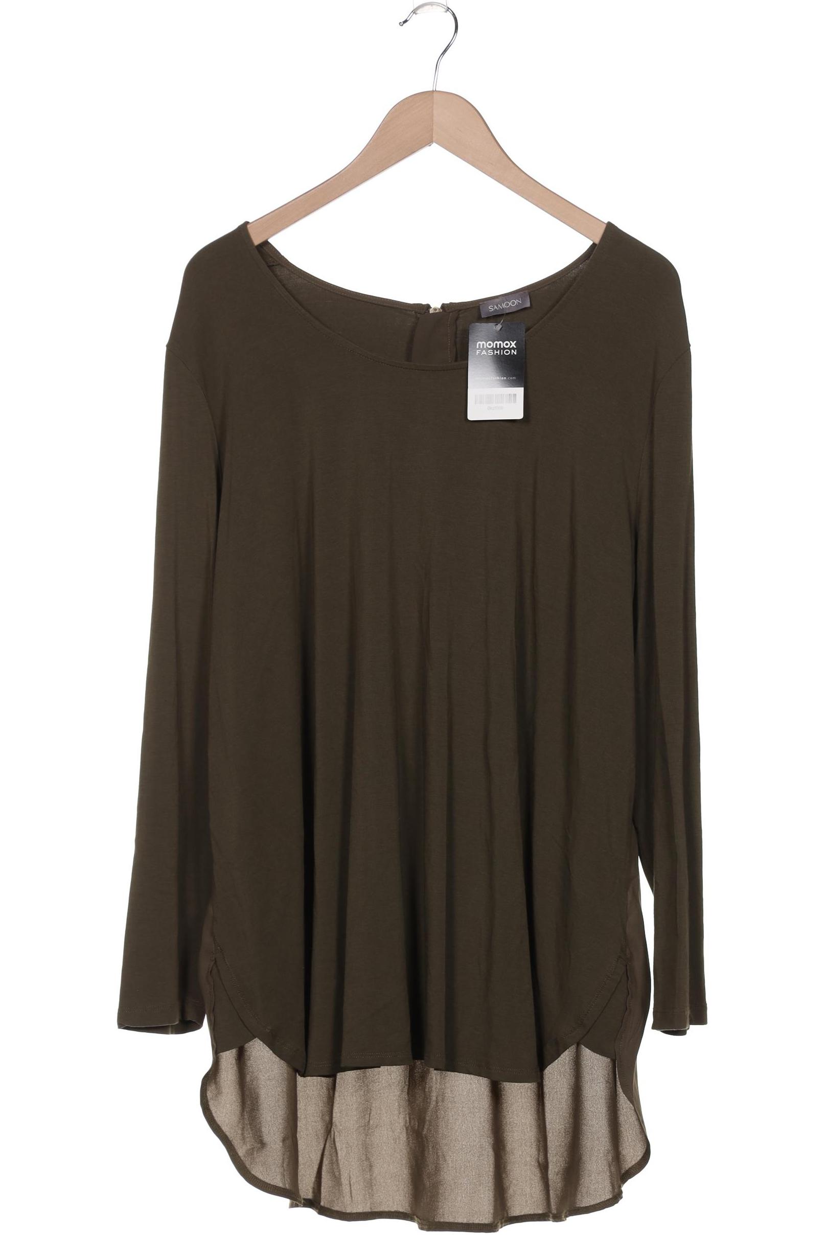 

Samoon by Gerry Weber Damen Langarmshirt, grün, Gr. 48
