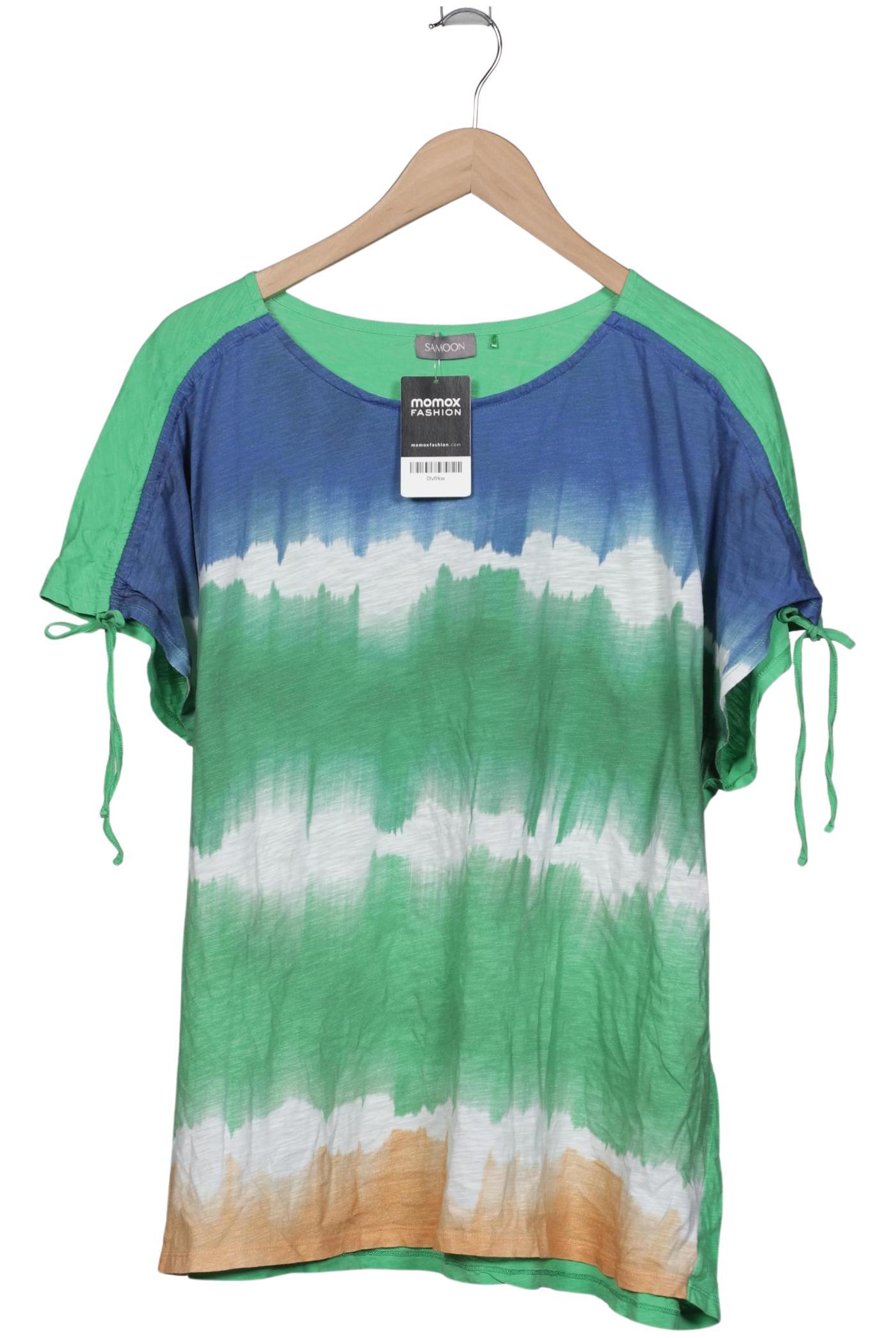 

Samoon by Gerry Weber Damen T-Shirt, hellgrün, Gr. 48