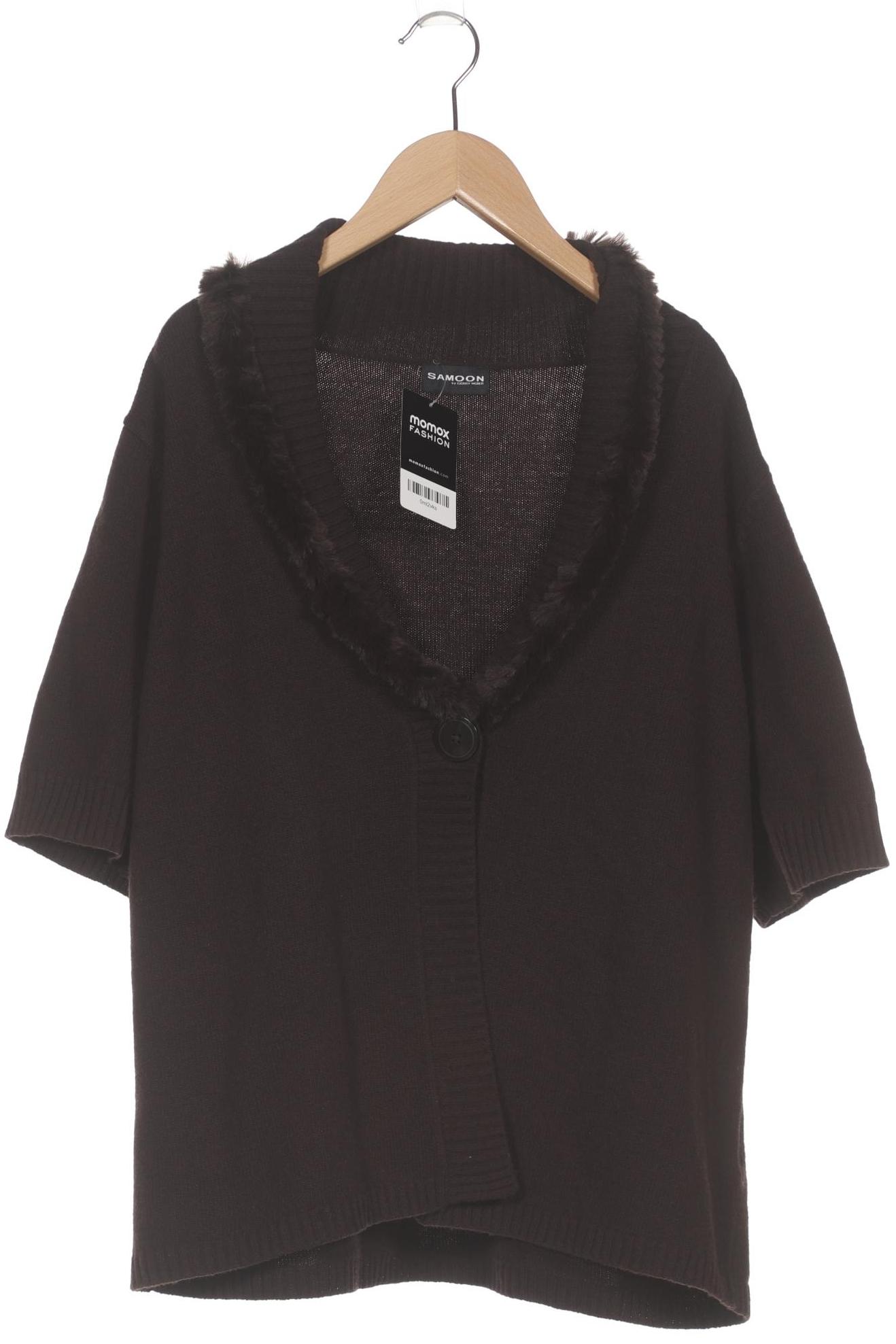 

Samoon by Gerry Weber Damen Strickjacke, braun, Gr. 46