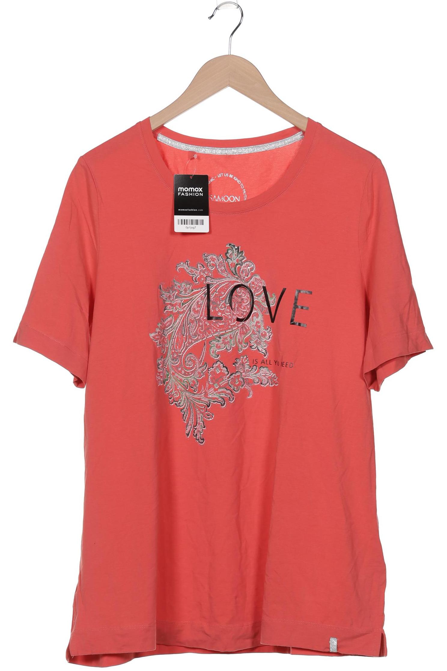 

Samoon by Gerry Weber Damen T-Shirt, orange, Gr. 48