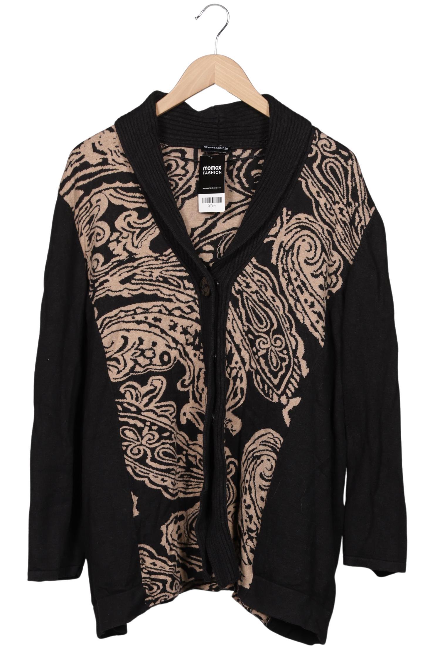 

Samoon by Gerry Weber Damen Strickjacke, schwarz, Gr. 52