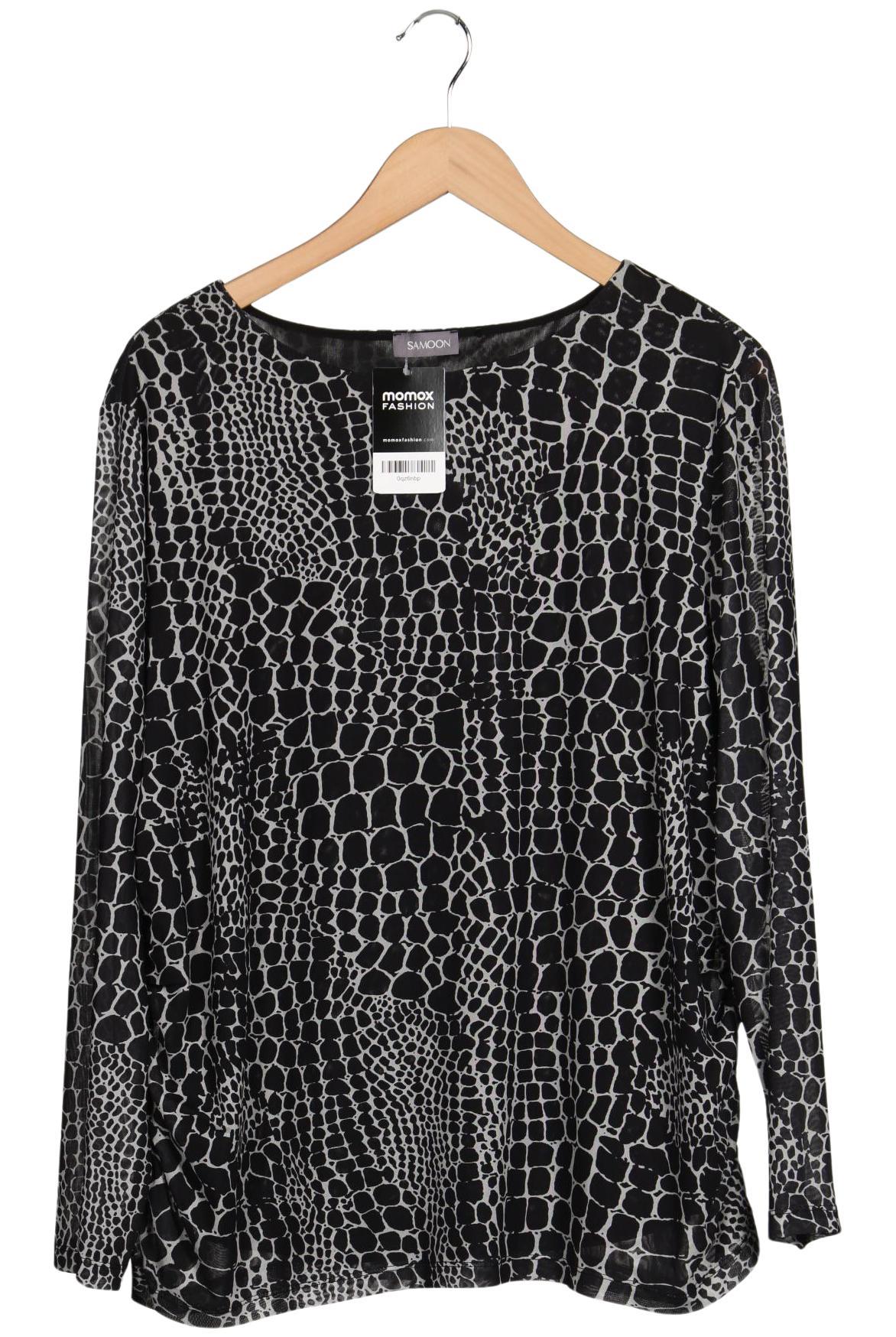 

Samoon by Gerry Weber Damen Langarmshirt, grau, Gr. 50
