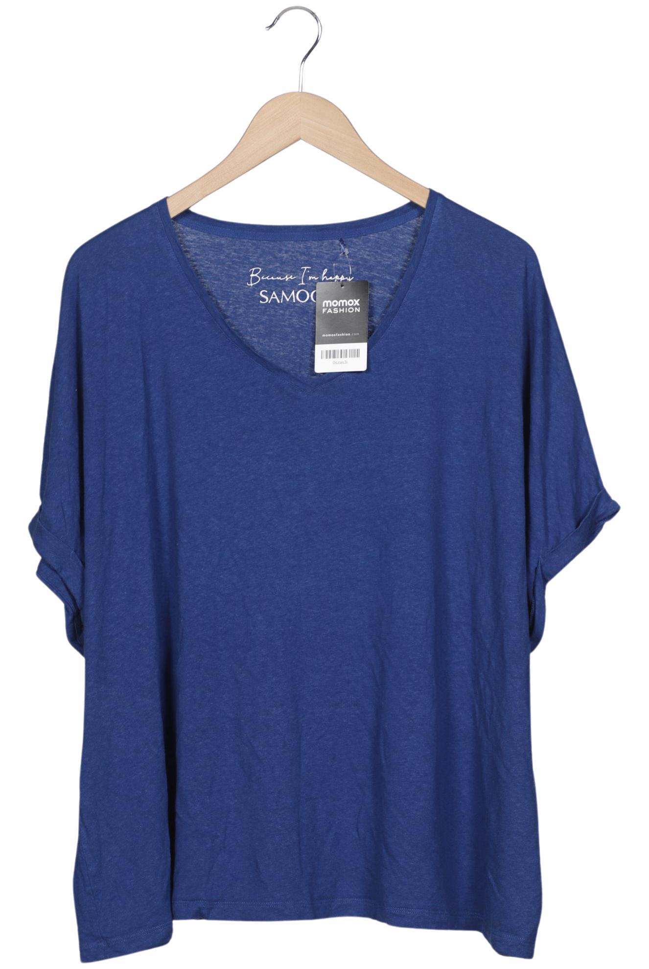 

Samoon by Gerry Weber Damen T-Shirt, blau, Gr. 52