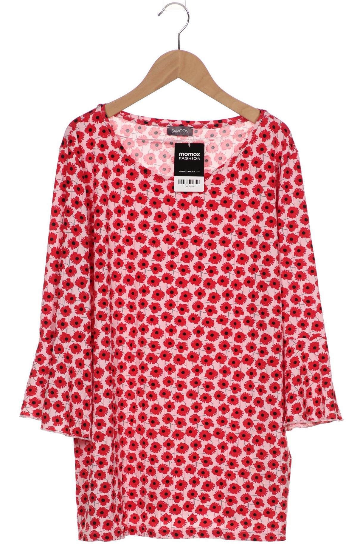 

Samoon by Gerry Weber Damen Langarmshirt, rot, Gr. 44