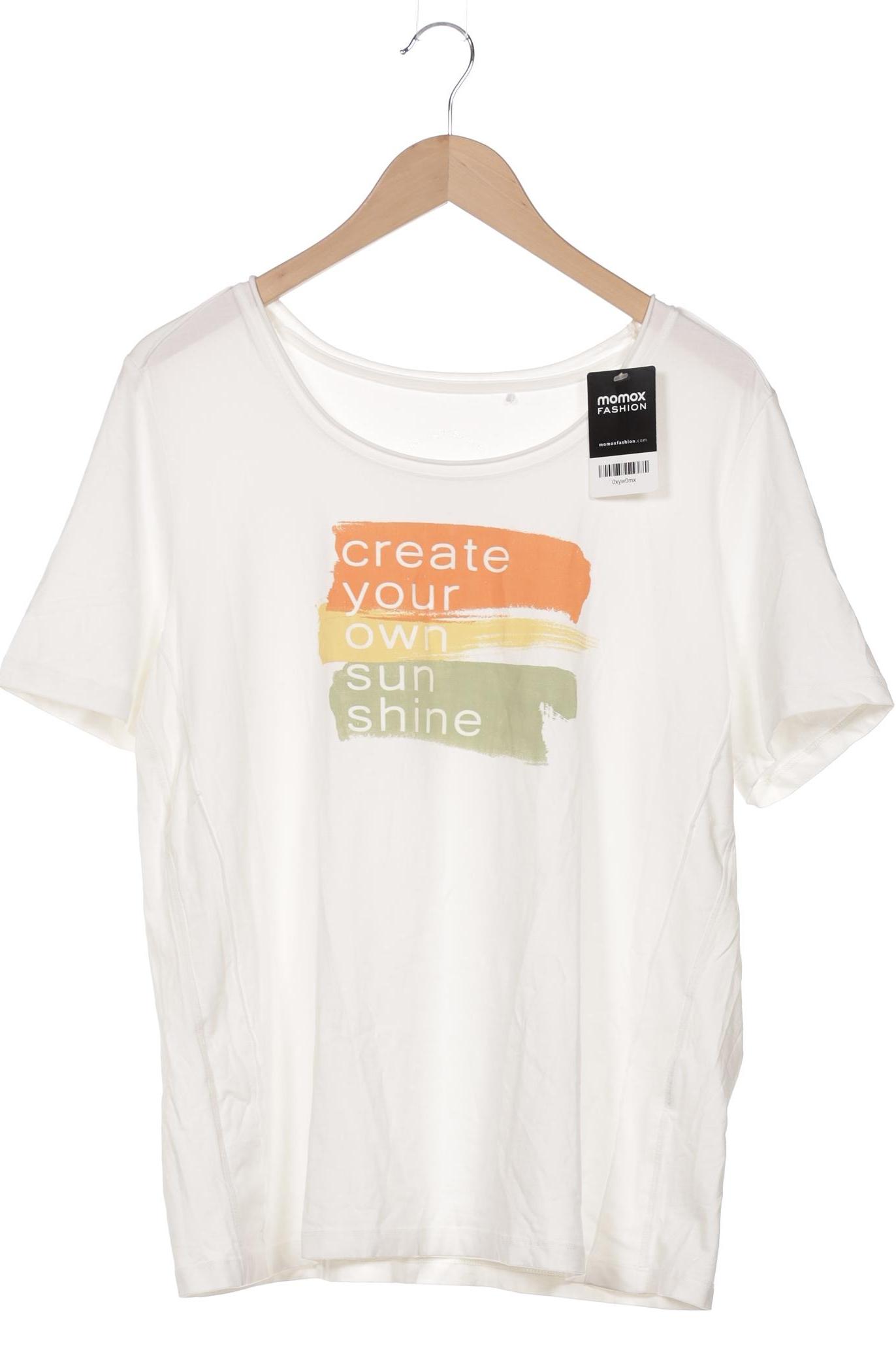 

Samoon by Gerry Weber Damen T-Shirt, cremeweiß, Gr. 42