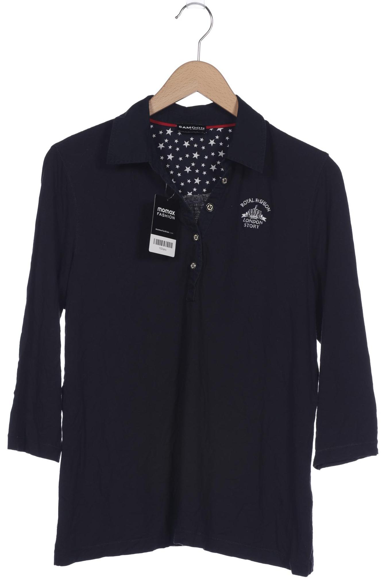 

Samoon by Gerry Weber Damen Poloshirt, marineblau, Gr. 42