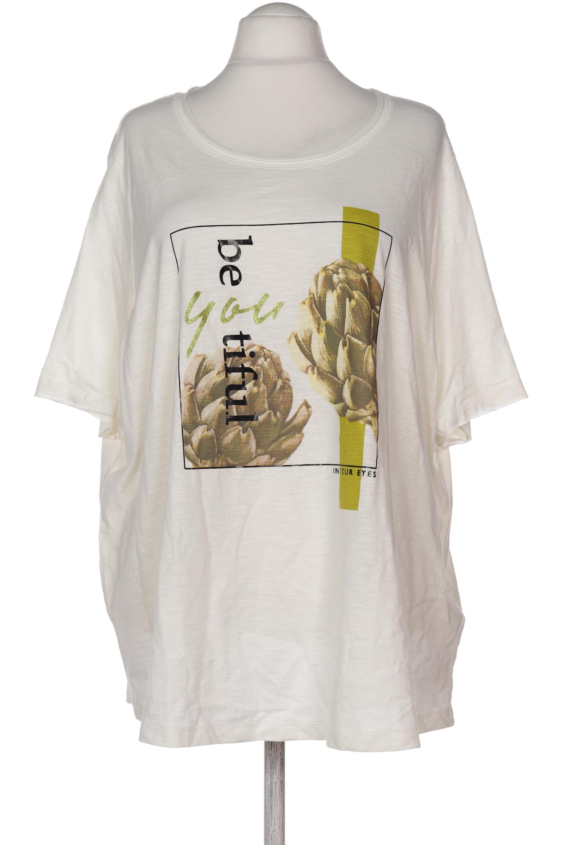 

Samoon by Gerry Weber Damen T-Shirt, cremeweiß, Gr. 54