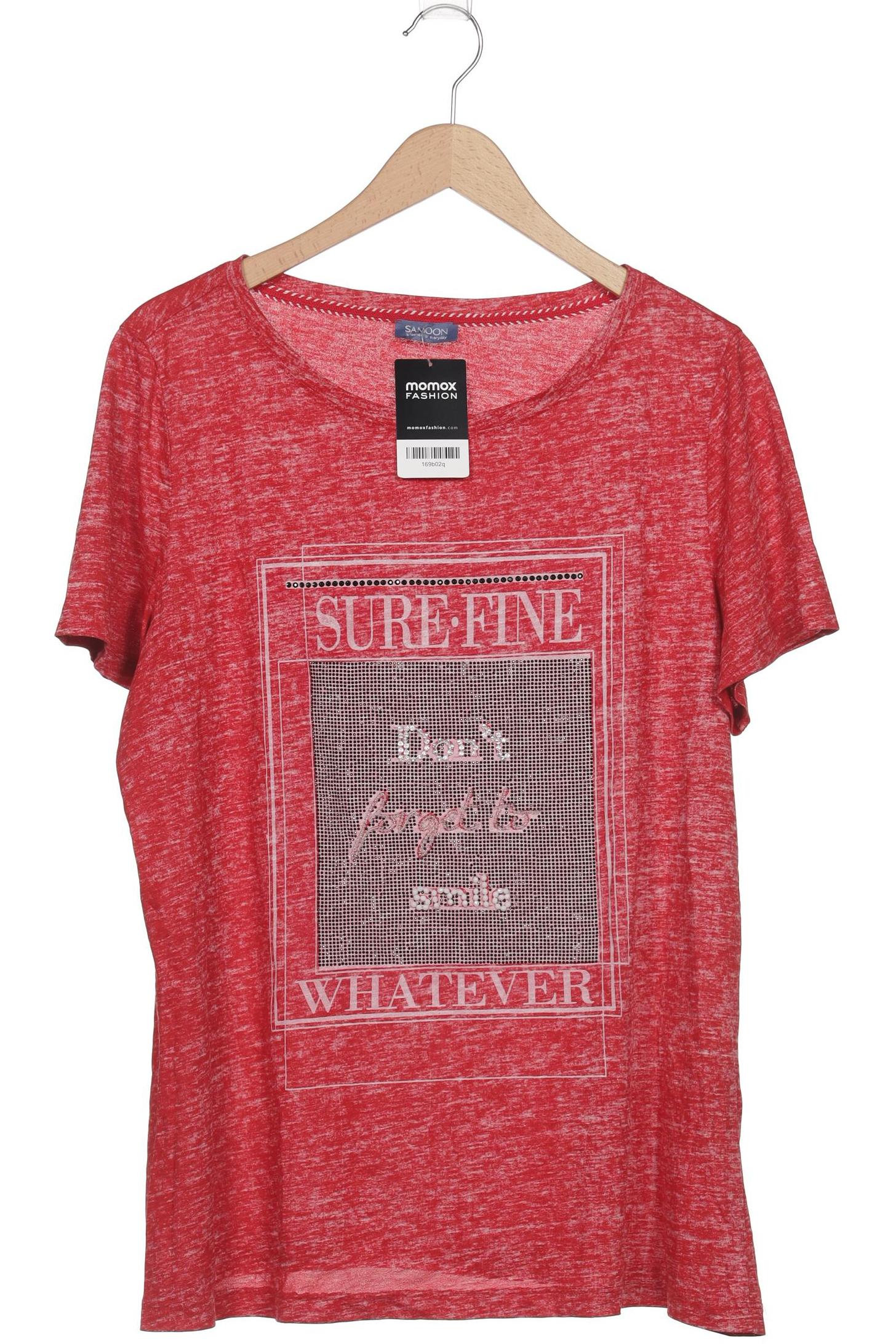 

Samoon by Gerry Weber Damen T-Shirt, rot, Gr. 46