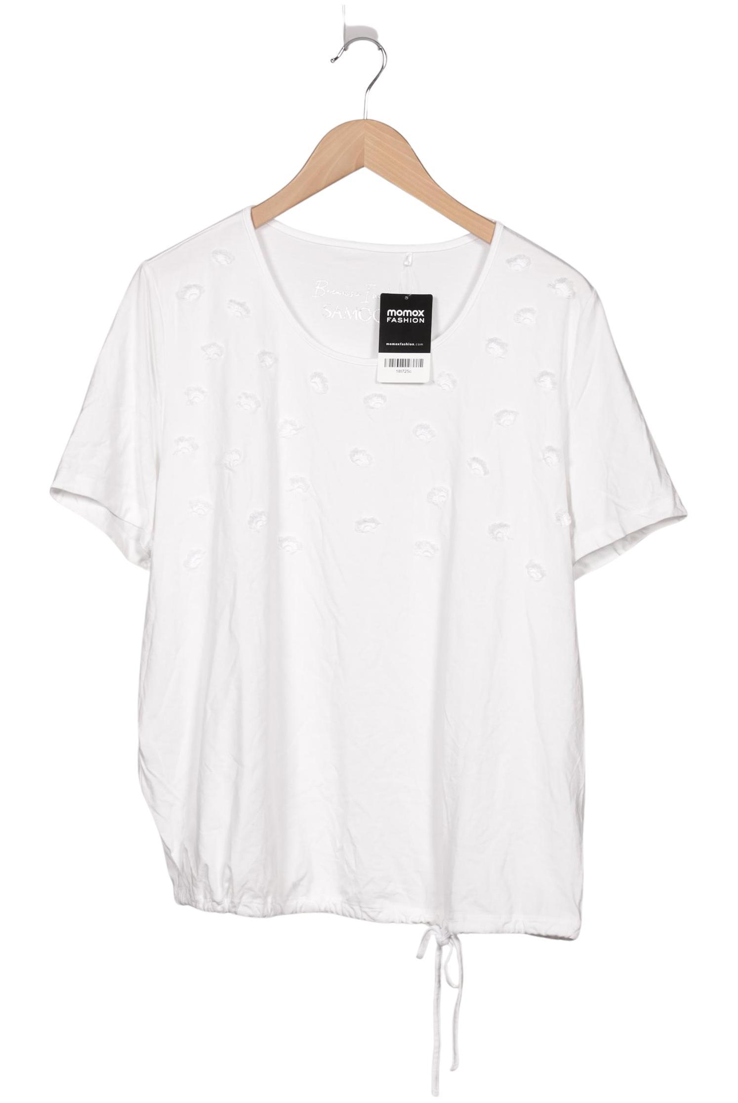 

Samoon by Gerry Weber Damen T-Shirt, weiß, Gr. 44