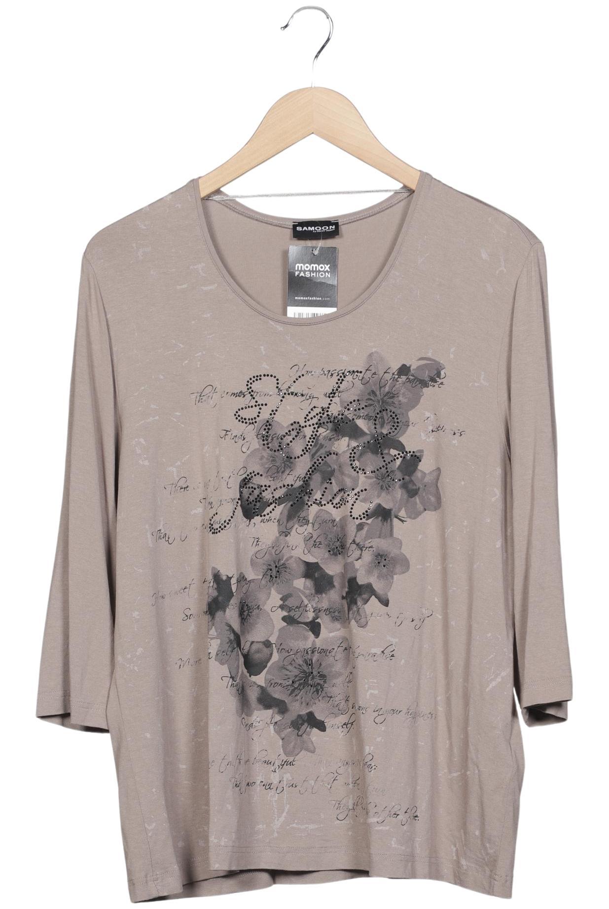 

Samoon by Gerry Weber Damen Langarmshirt, beige, Gr. 46