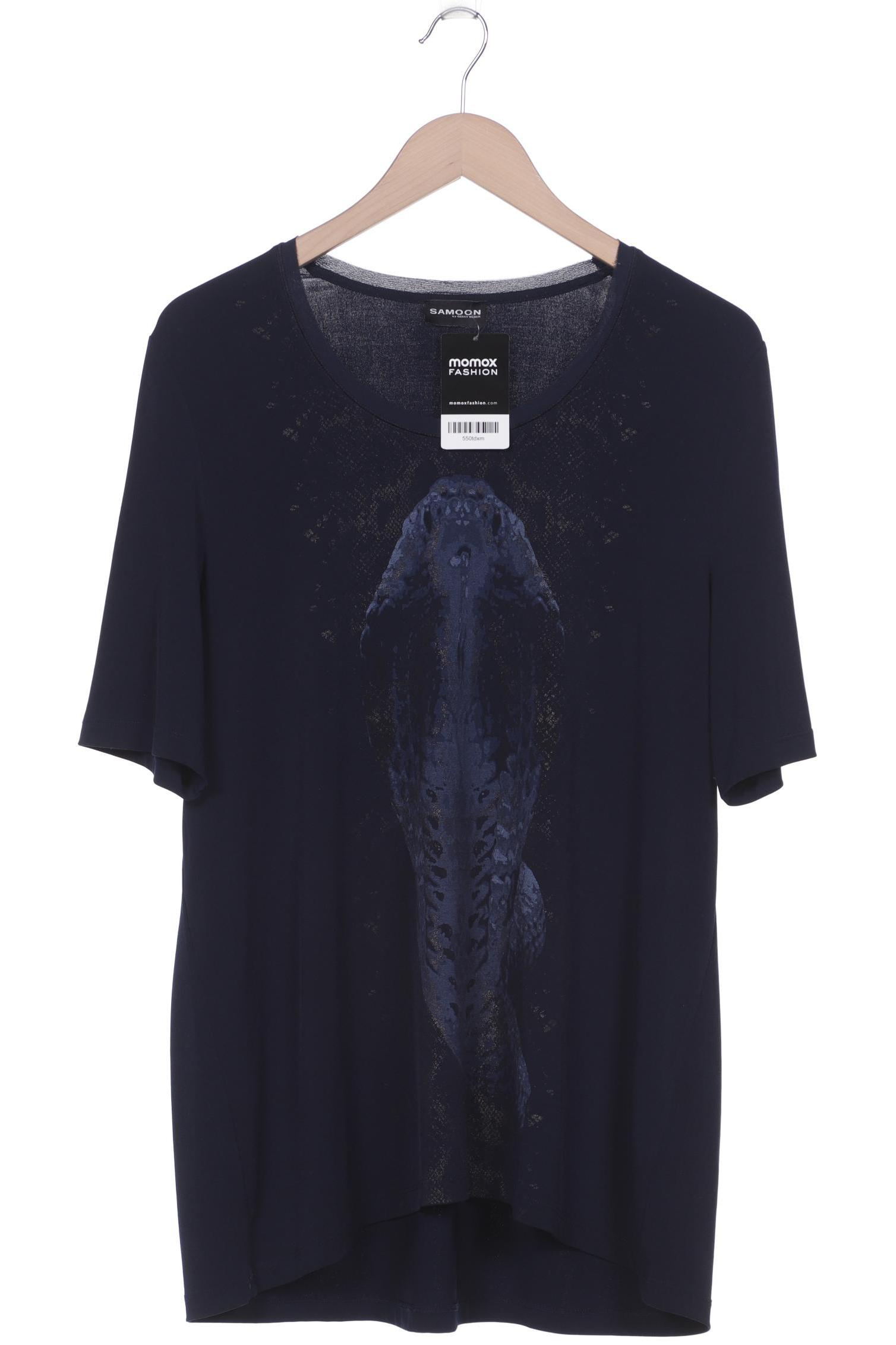 

Samoon by Gerry Weber Damen T-Shirt, marineblau, Gr. 46
