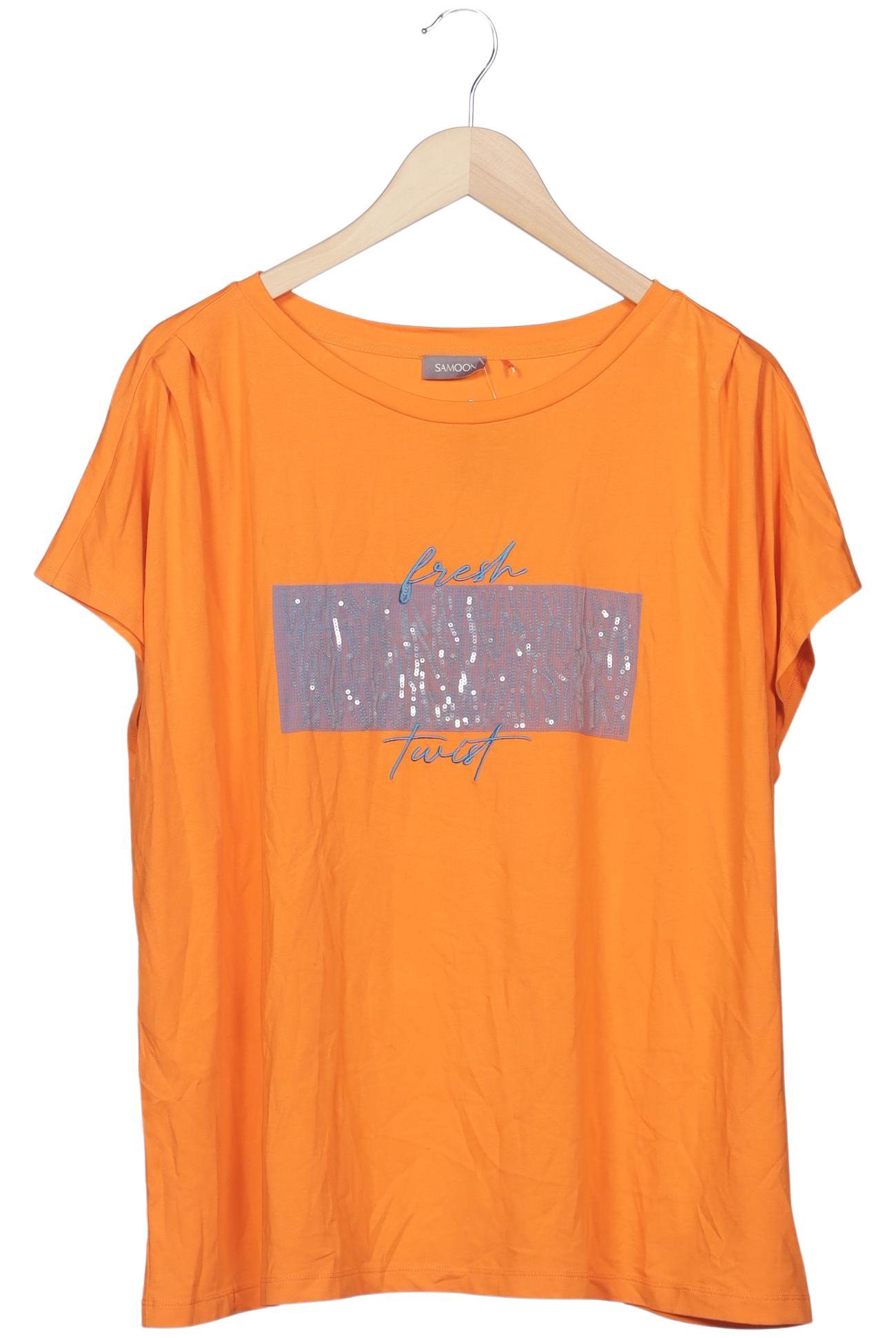 

Samoon by Gerry Weber Damen T-Shirt, orange, Gr. 48
