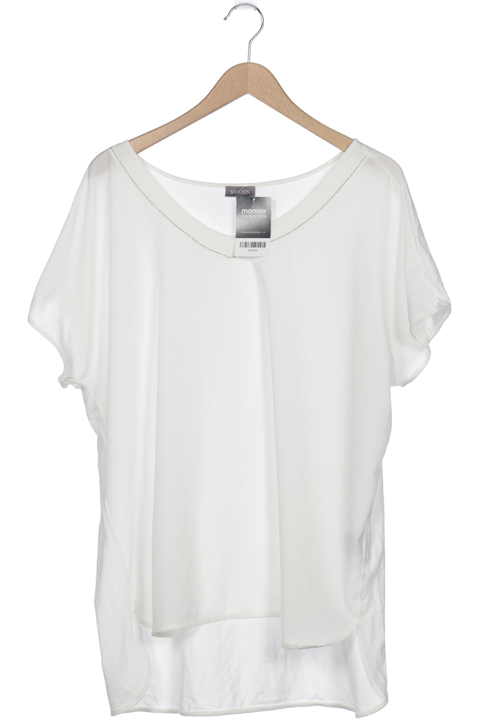 

Samoon by Gerry Weber Damen T-Shirt, weiß, Gr. 46