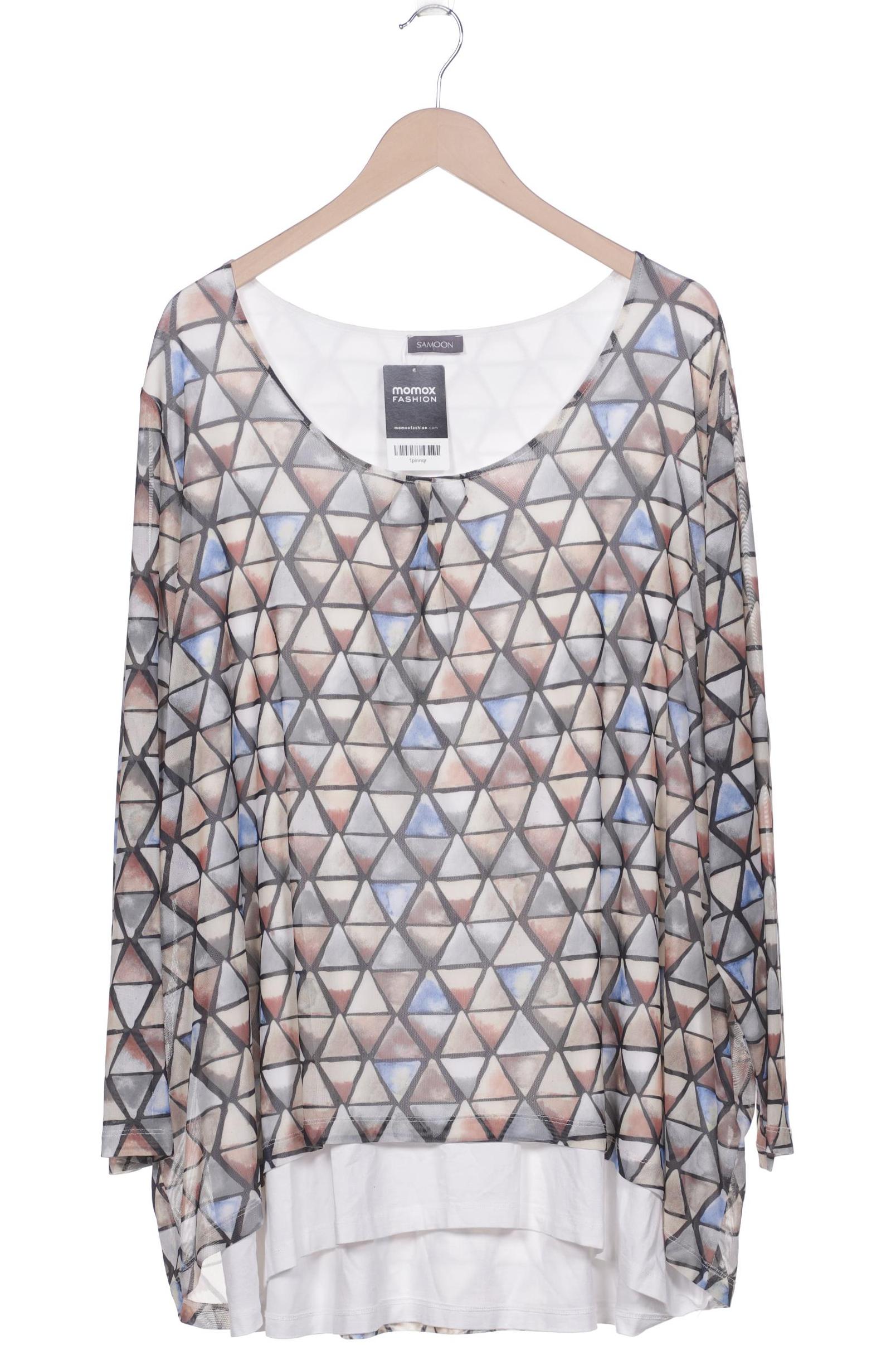 

SAMOON by Gerry Weber Damen Langarmshirt, cremeweiß