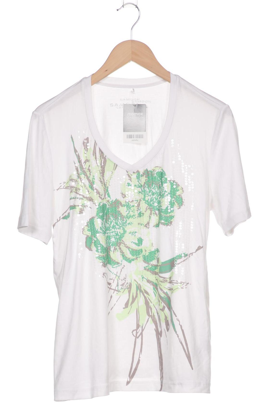 

Samoon by Gerry Weber Damen T-Shirt, weiß, Gr. 44