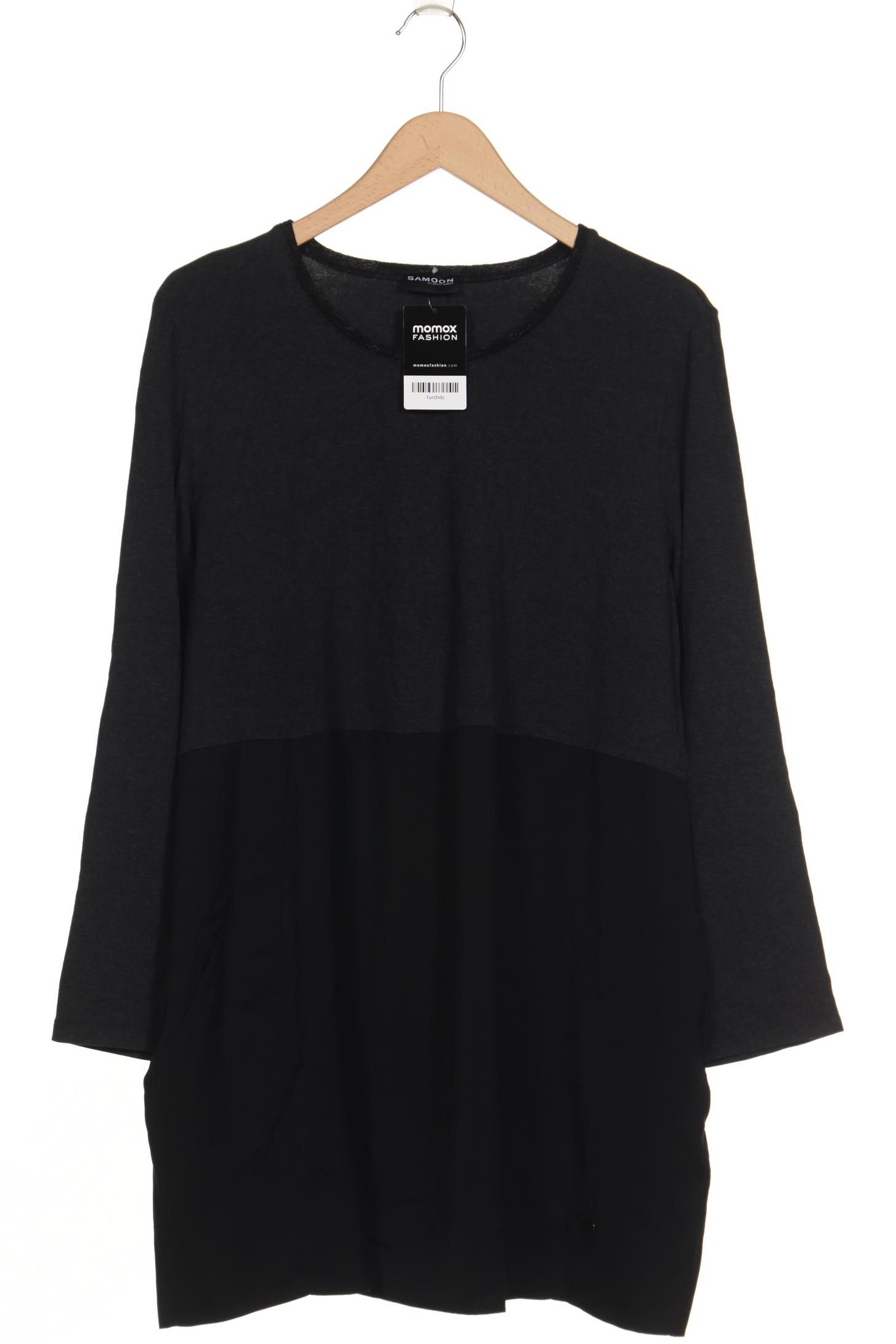 

Samoon by Gerry Weber Damen Langarmshirt, schwarz, Gr. 50