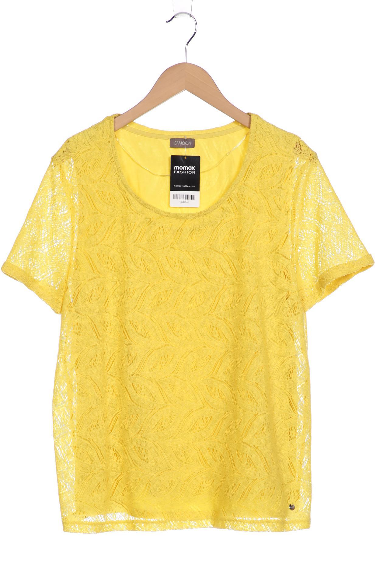 

Samoon by Gerry Weber Damen T-Shirt, gelb, Gr. 44