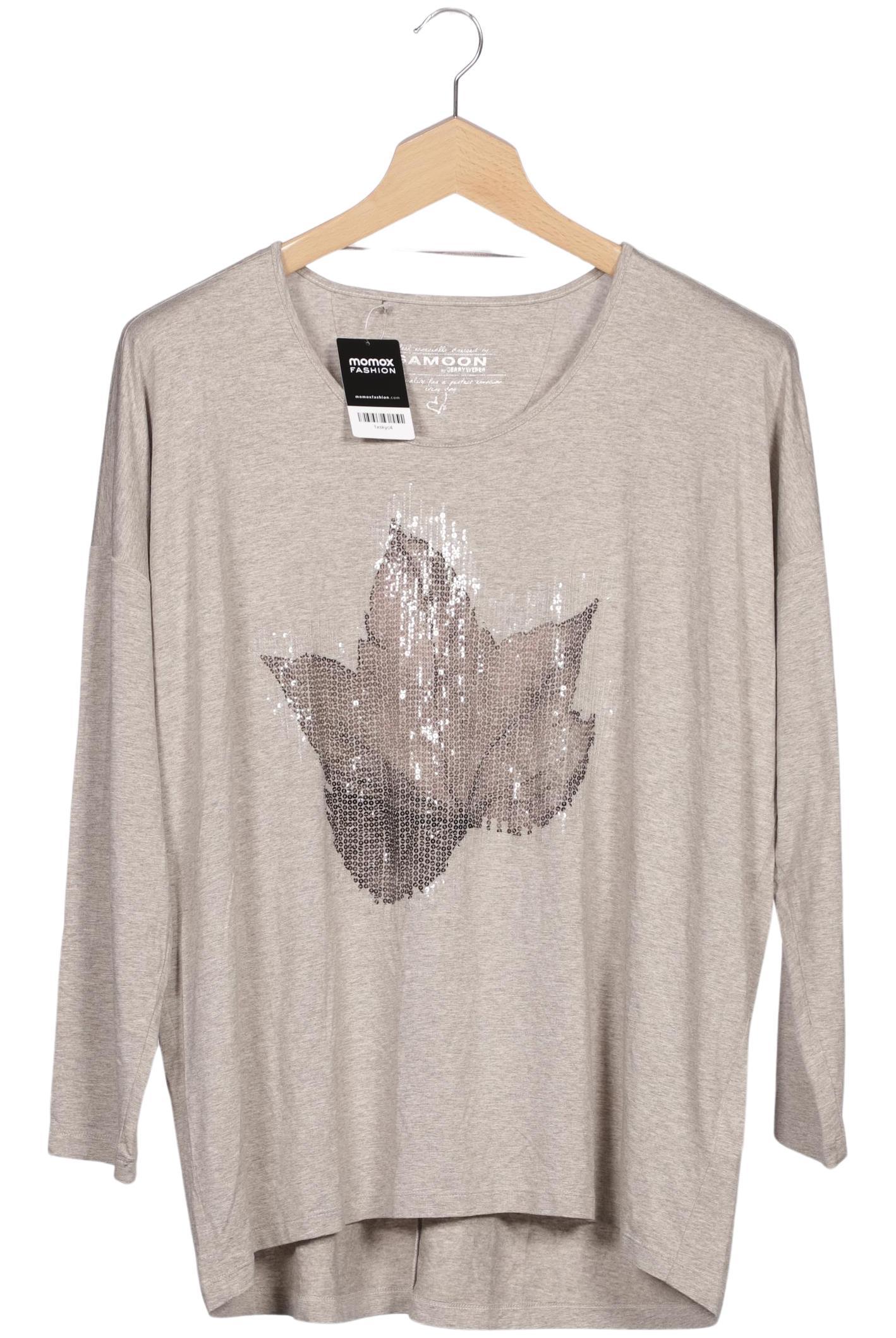 

Samoon by Gerry Weber Damen Langarmshirt, beige, Gr. 50