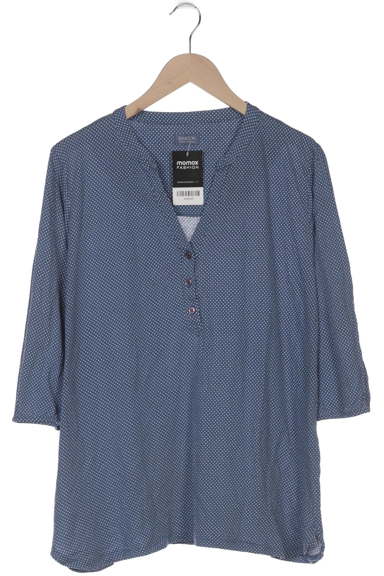 

Samoon by Gerry Weber Damen Langarmshirt, blau, Gr. 48