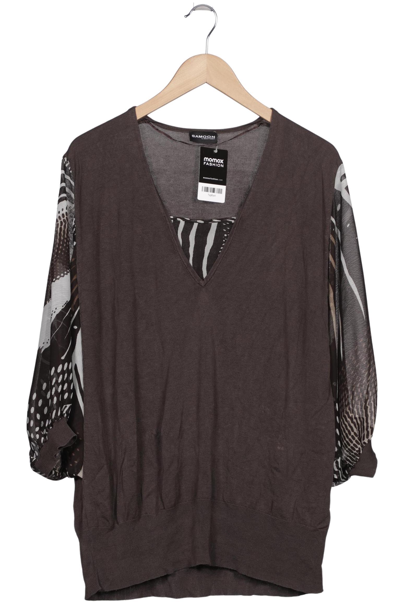 

Samoon by Gerry Weber Damen Pullover, braun, Gr. 50