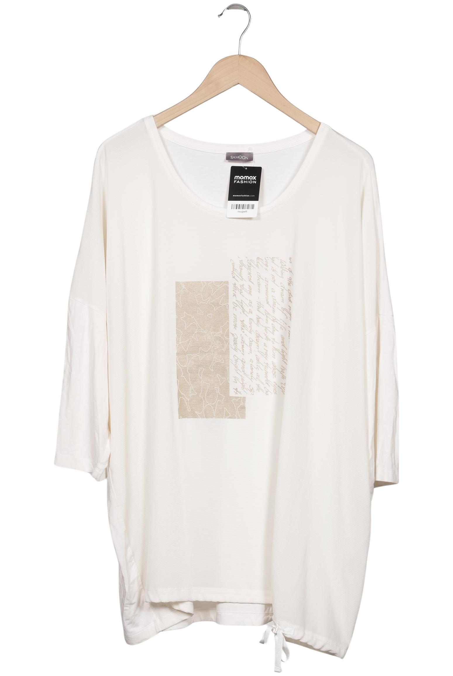 

Samoon by Gerry Weber Damen Langarmshirt, cremeweiß, Gr. 52