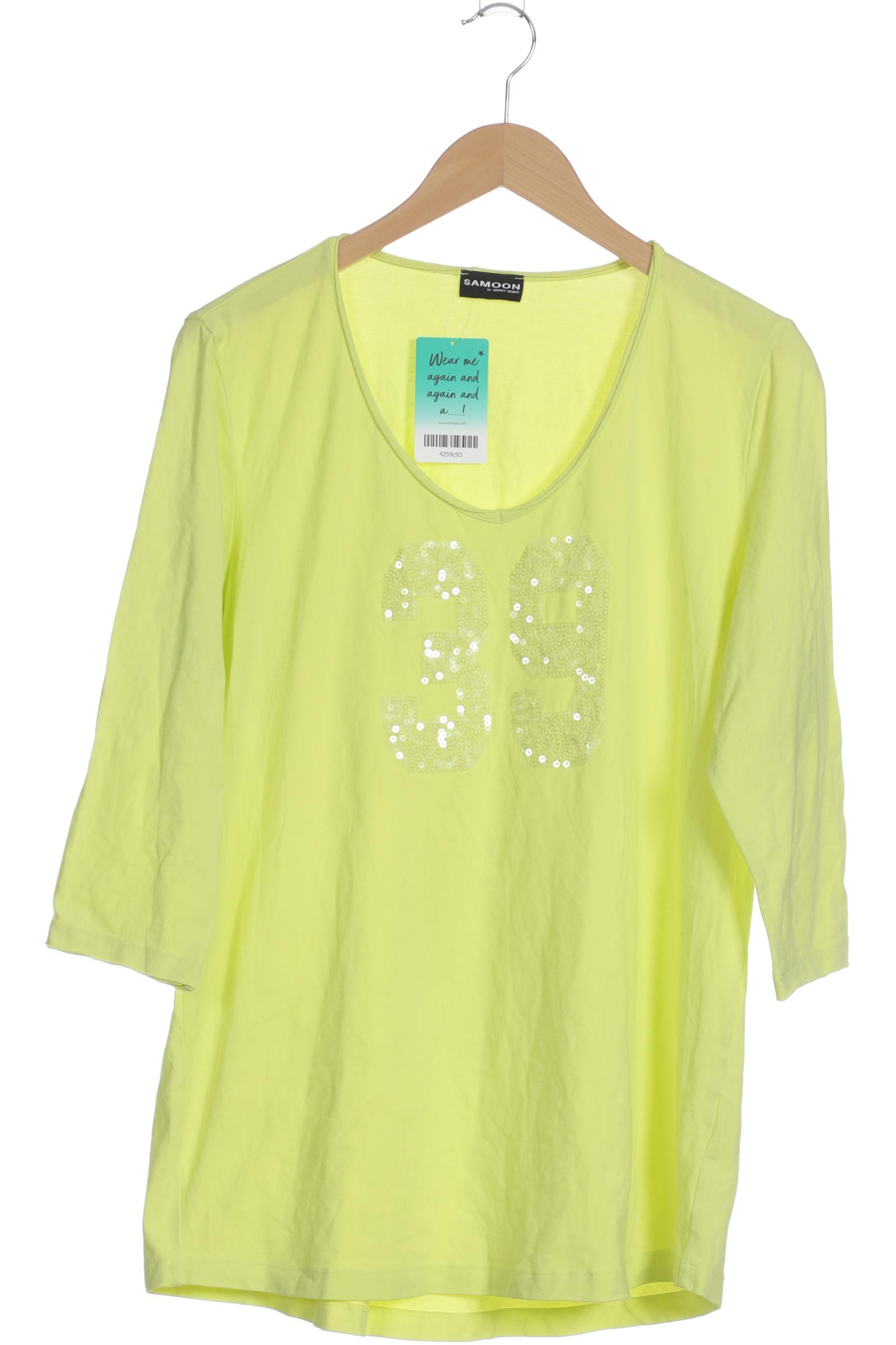 

Samoon by Gerry Weber Damen Langarmshirt, gelb, Gr. 44