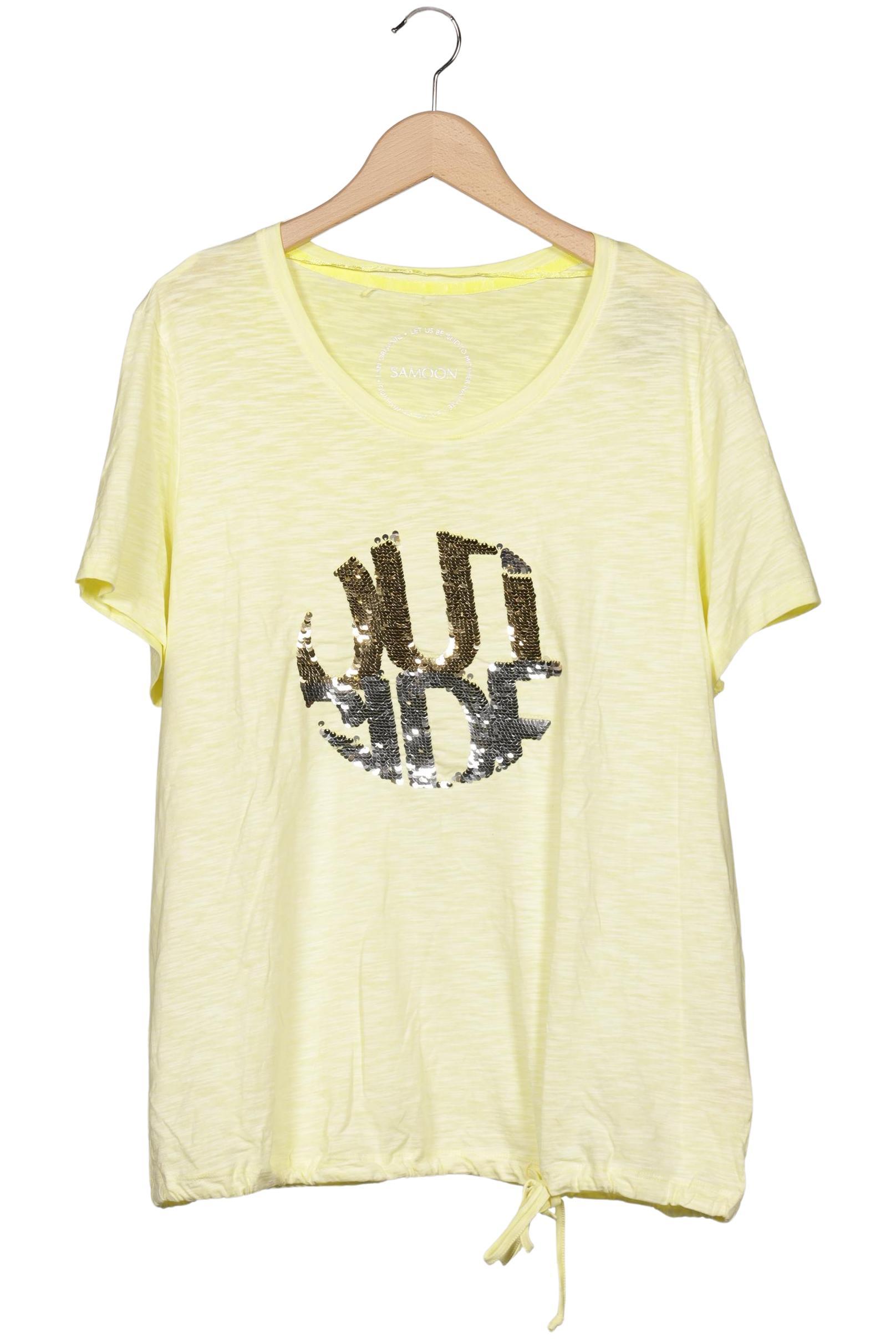 

Samoon by Gerry Weber Damen T-Shirt, gelb, Gr. 48