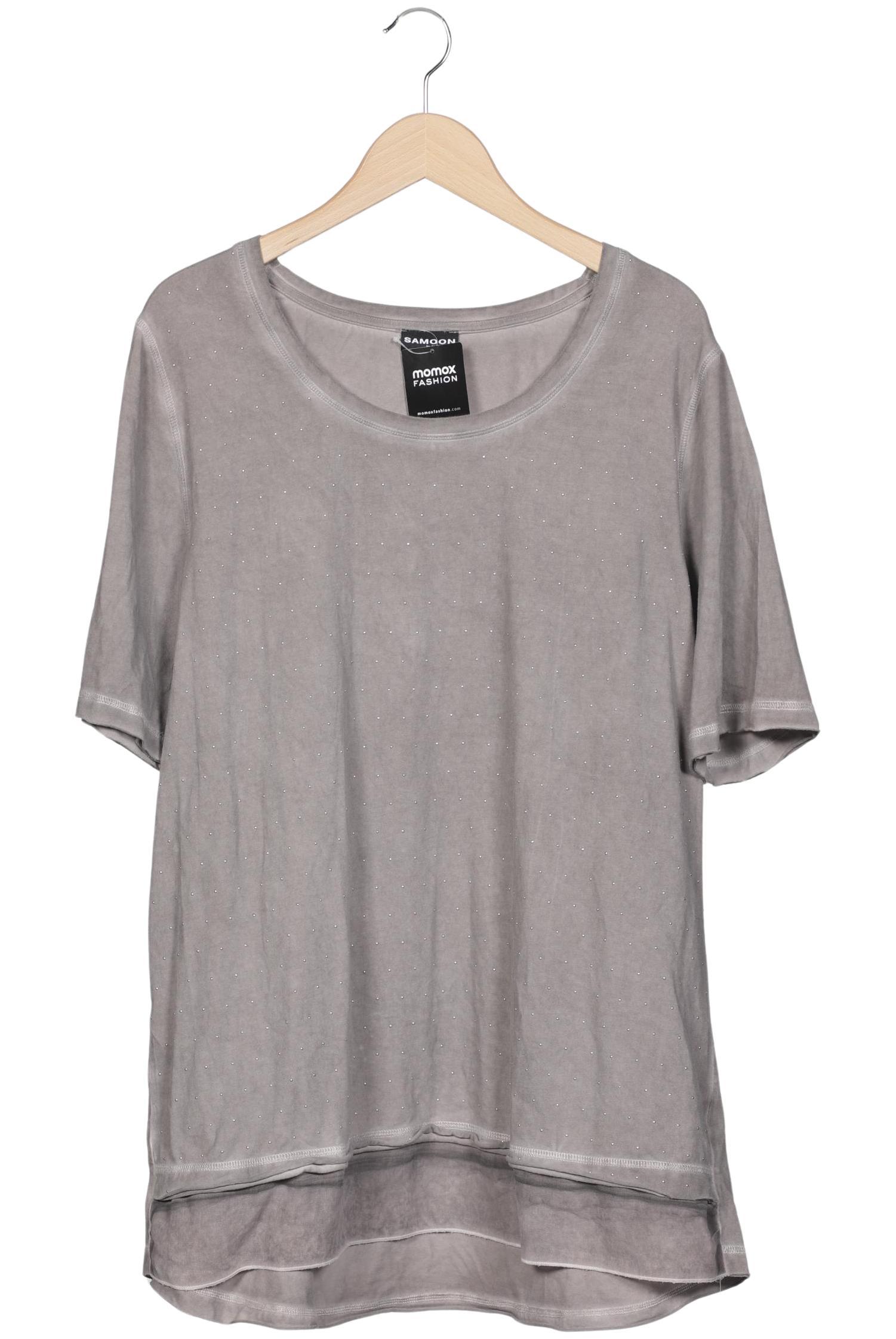 

Samoon by Gerry Weber Damen T-Shirt, grau, Gr. 50