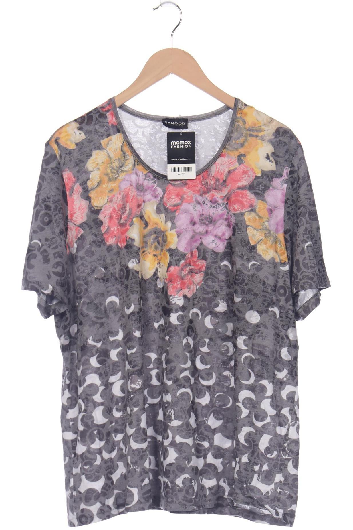 

Samoon by Gerry Weber Damen T-Shirt, grau, Gr. 52