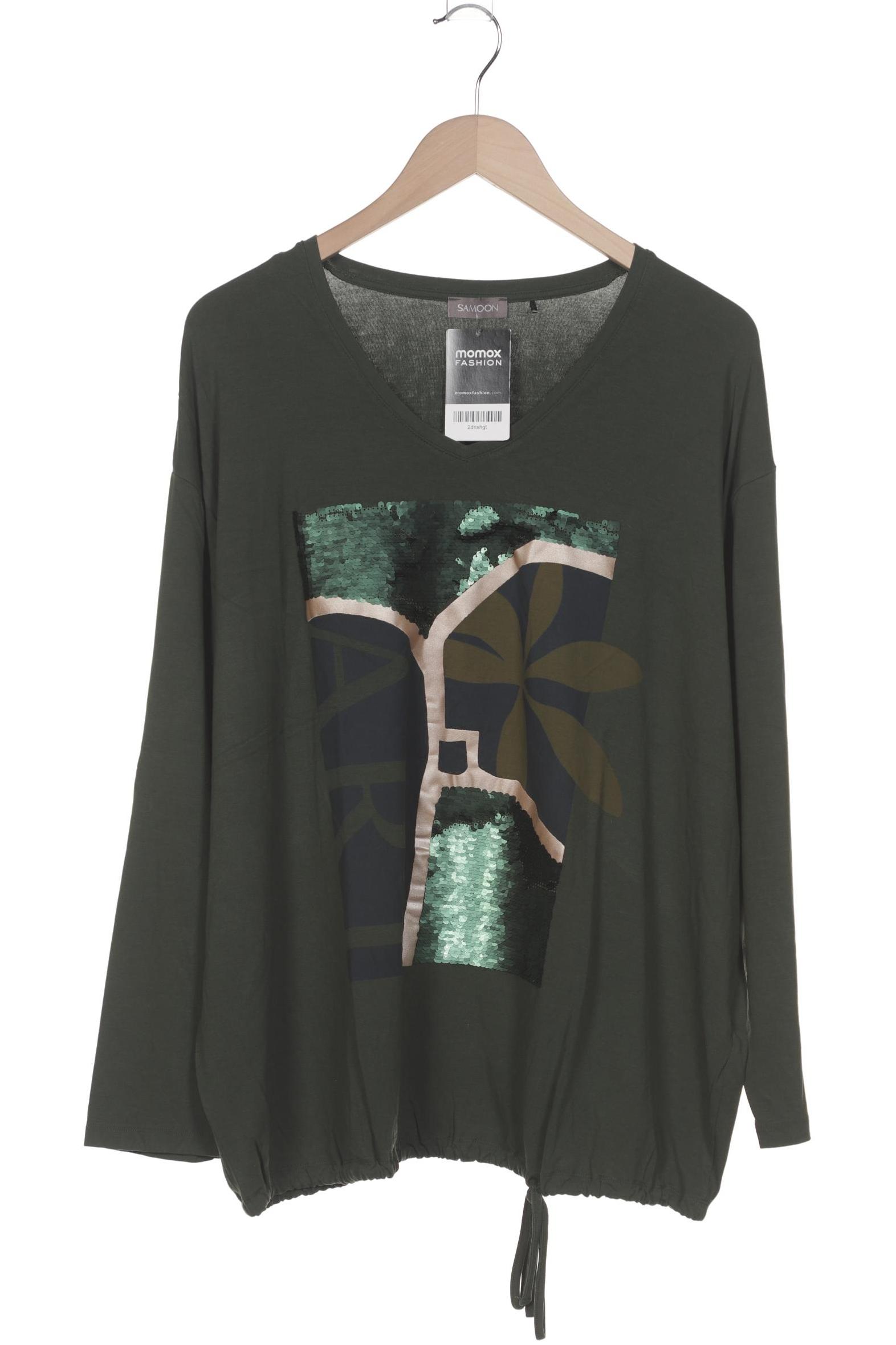 

Samoon by Gerry Weber Damen Langarmshirt, grün, Gr. 50
