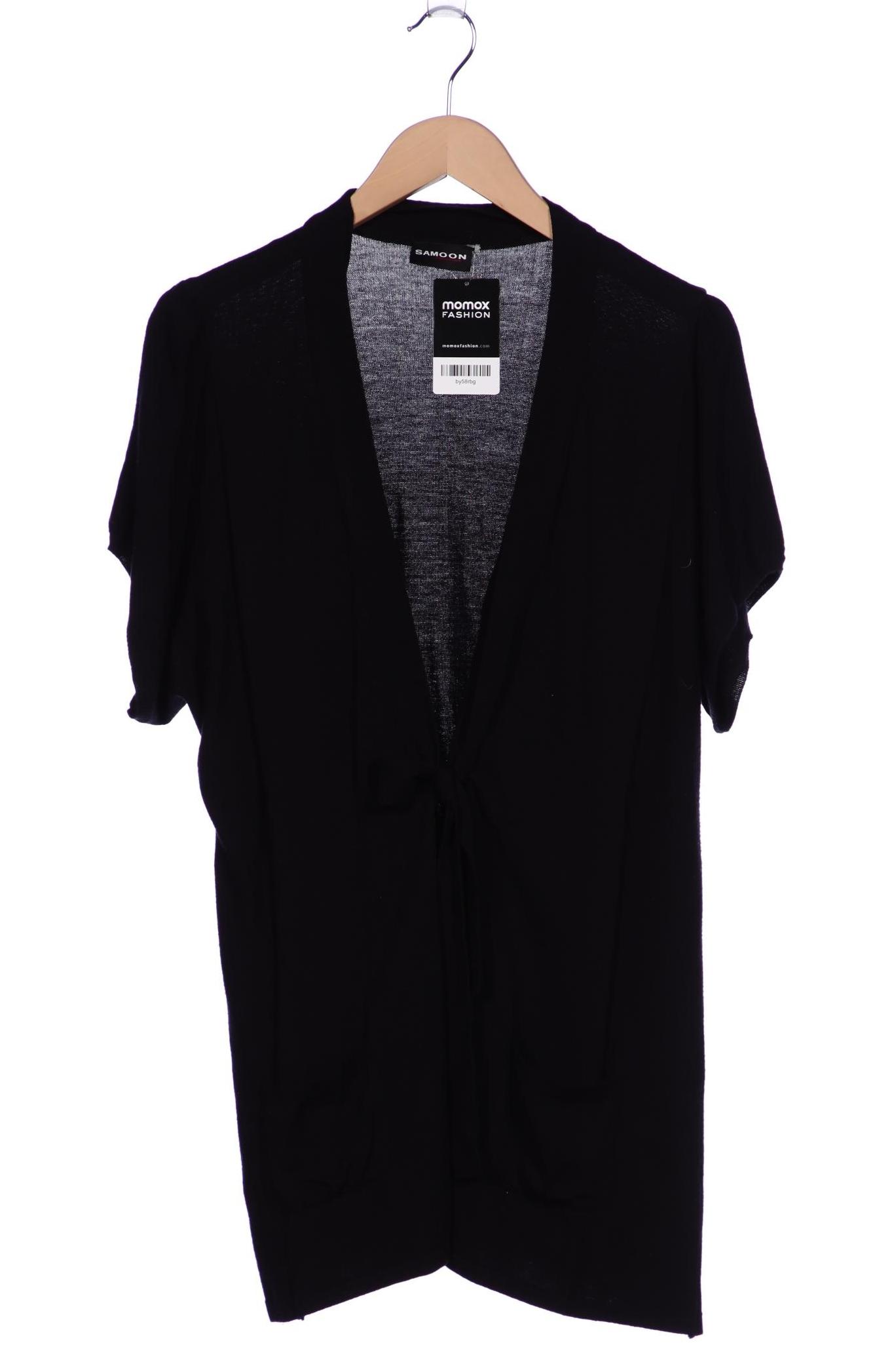 

Samoon by Gerry Weber Damen Strickjacke, schwarz, Gr. 44