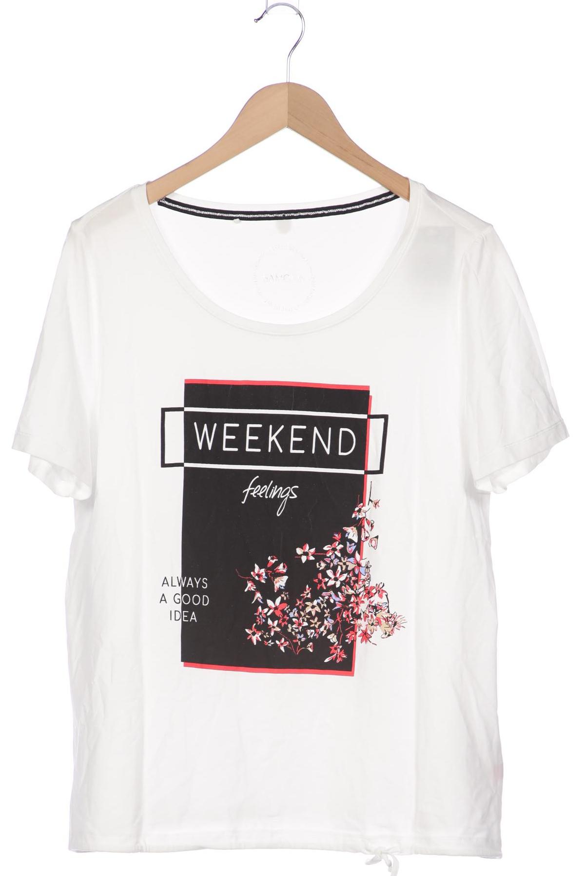 

Samoon by Gerry Weber Damen T-Shirt, weiß, Gr. 46