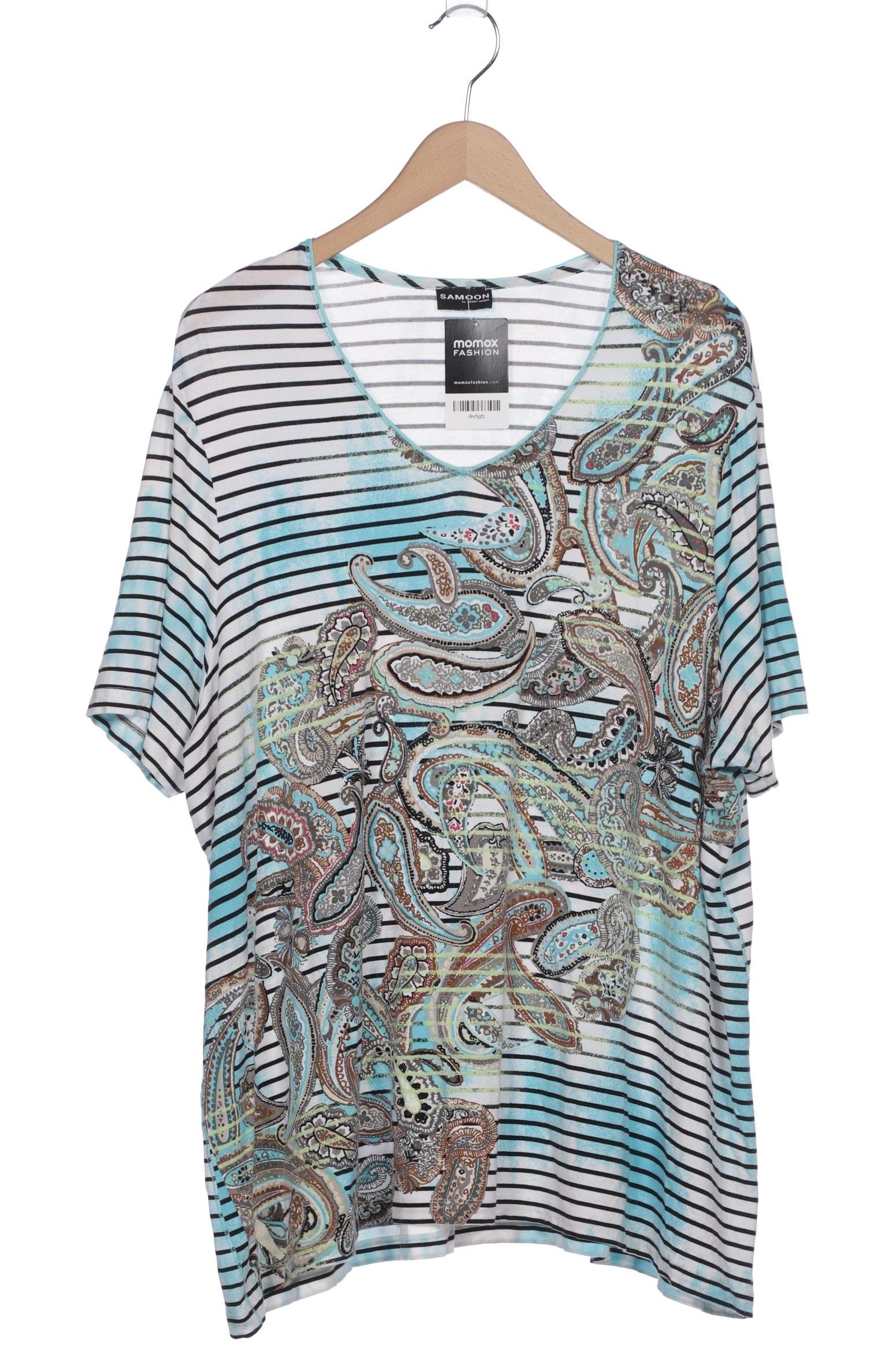 

Samoon by Gerry Weber Damen T-Shirt, hellblau, Gr. 52
