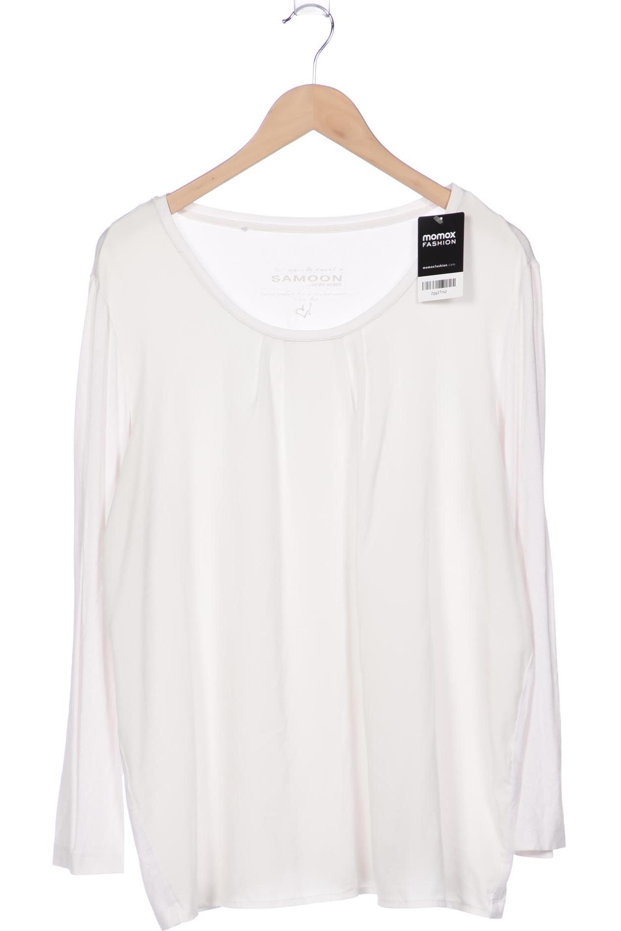 

SAMOON by Gerry Weber Damen Langarmshirt, weiß