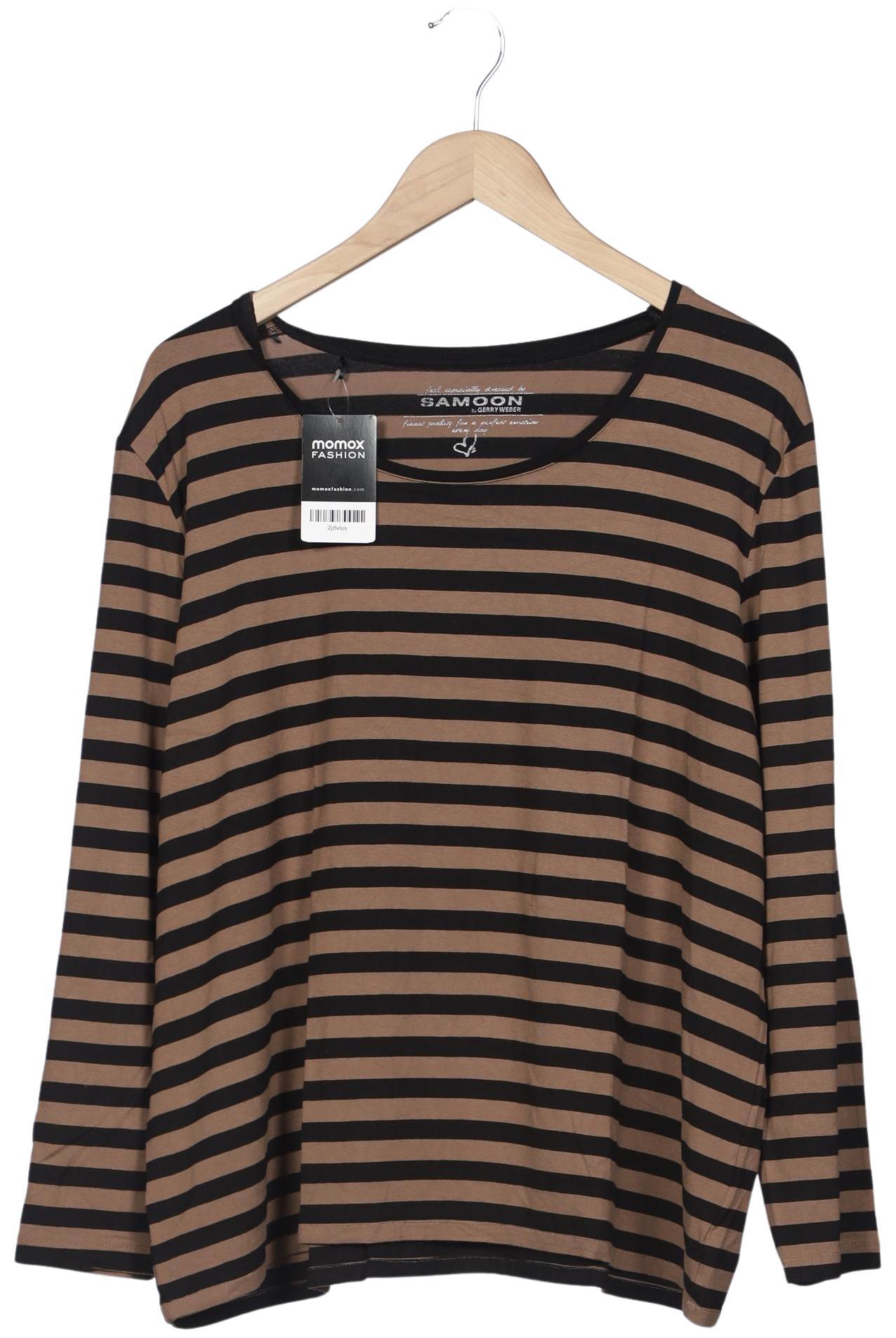 

Samoon by Gerry Weber Damen Langarmshirt, braun, Gr. 48