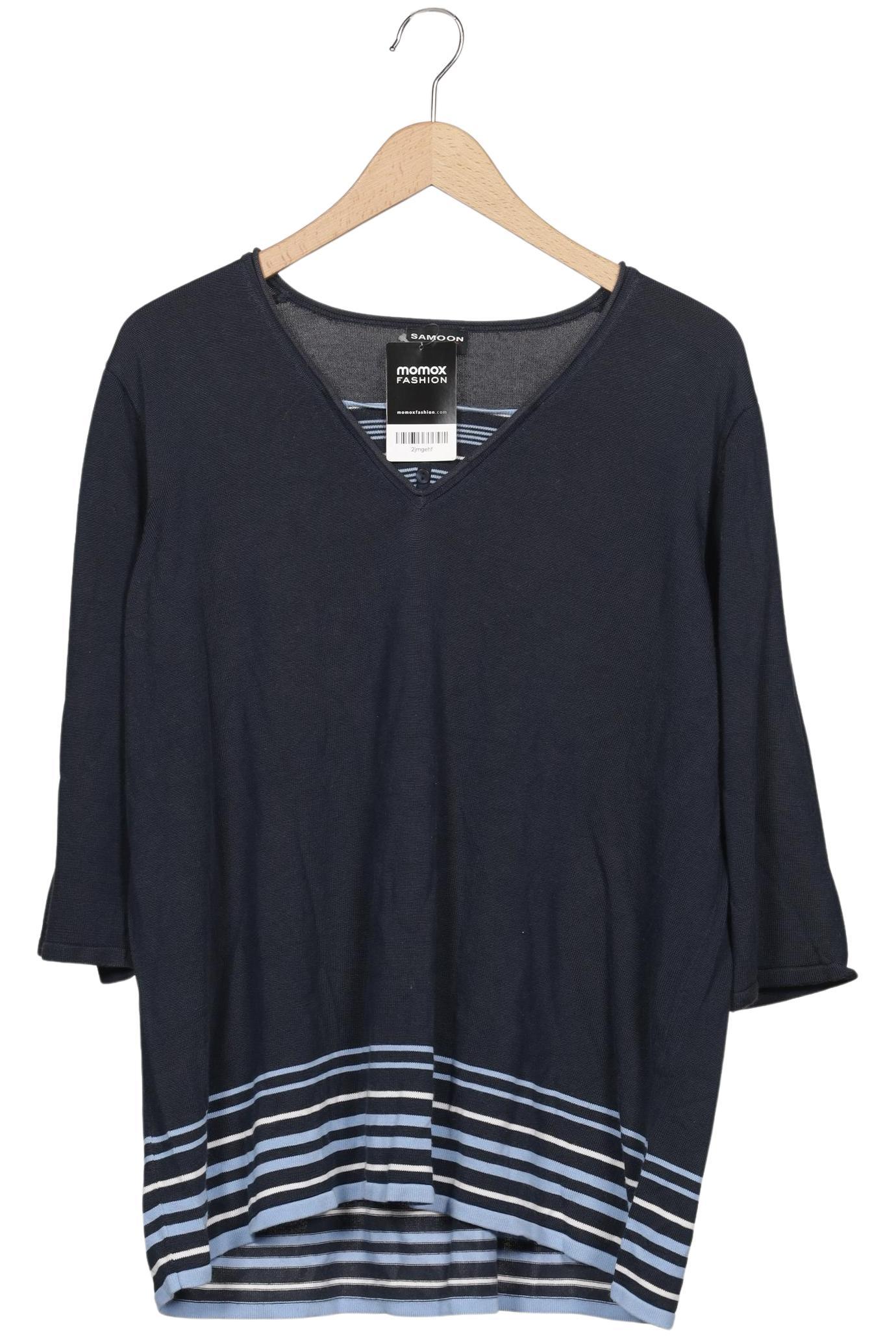 

Samoon by Gerry Weber Damen Langarmshirt, marineblau, Gr. 52