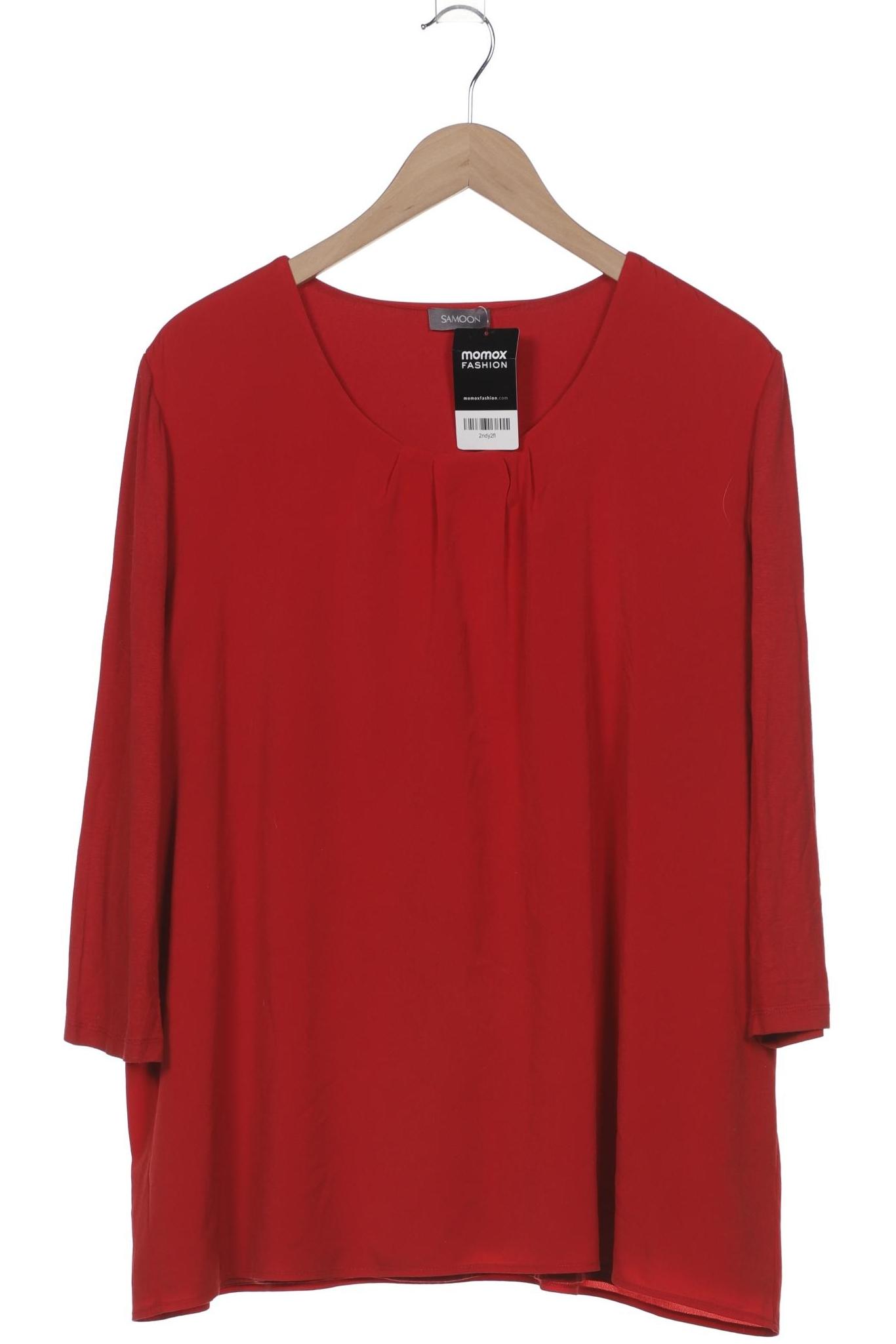 

Samoon by Gerry Weber Damen Langarmshirt, rot, Gr. 50