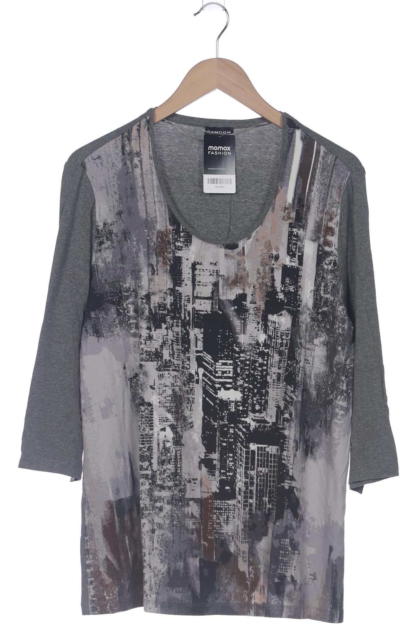 

Samoon by Gerry Weber Damen Langarmshirt, grau, Gr. 48