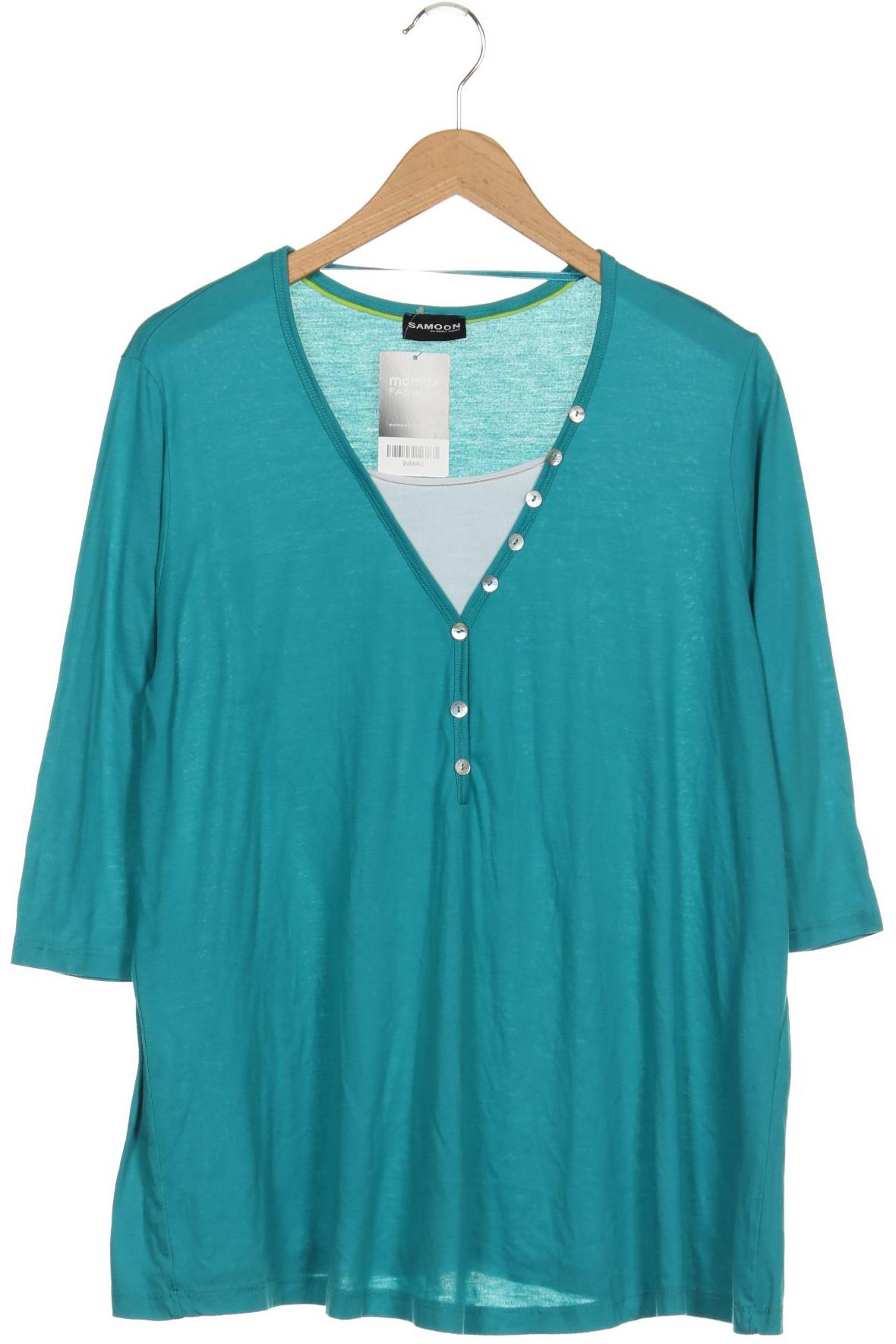 

SAMOON by Gerry Weber Damen Langarmshirt, türkis