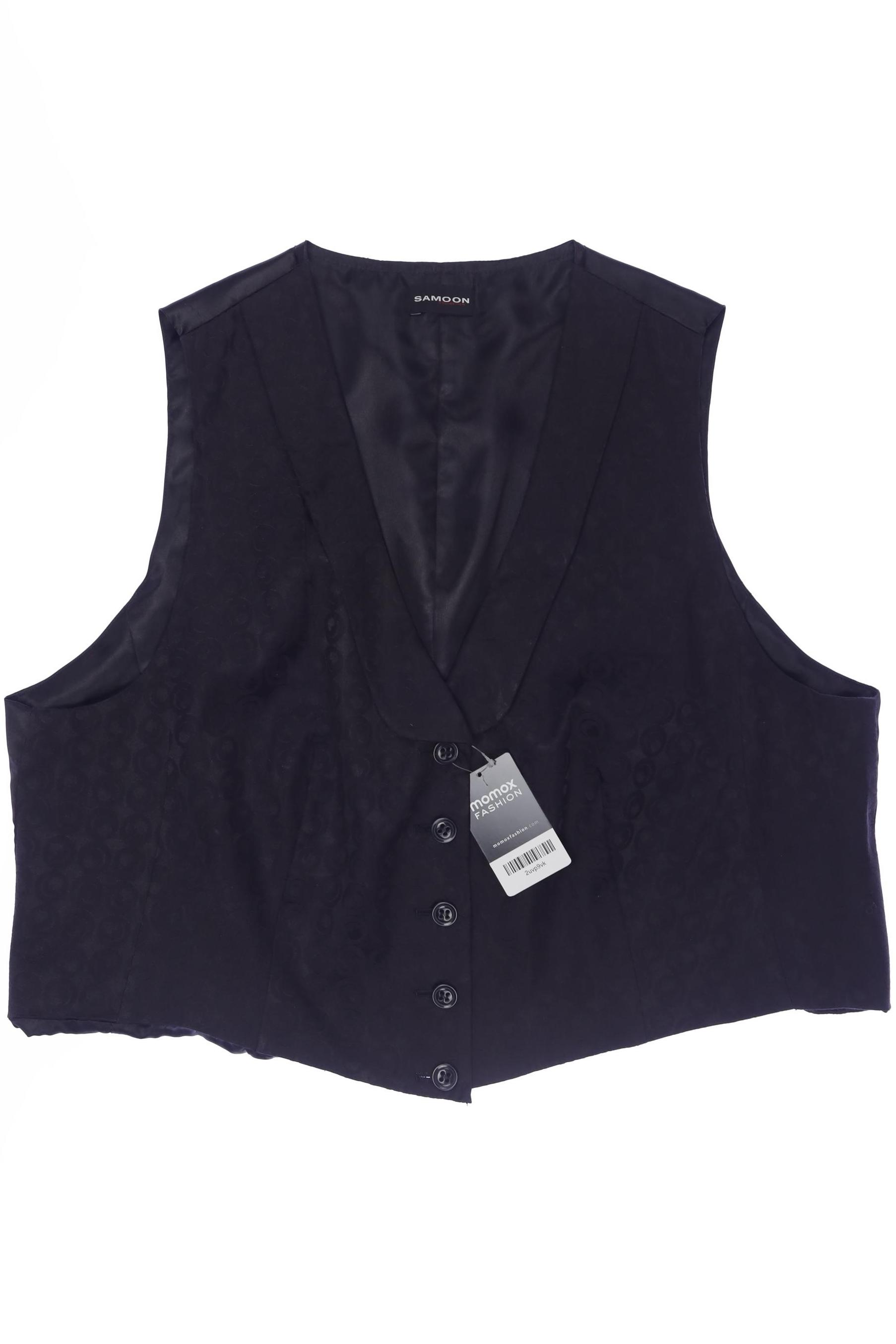 

Samoon by Gerry Weber Damen Weste, schwarz, Gr. 48