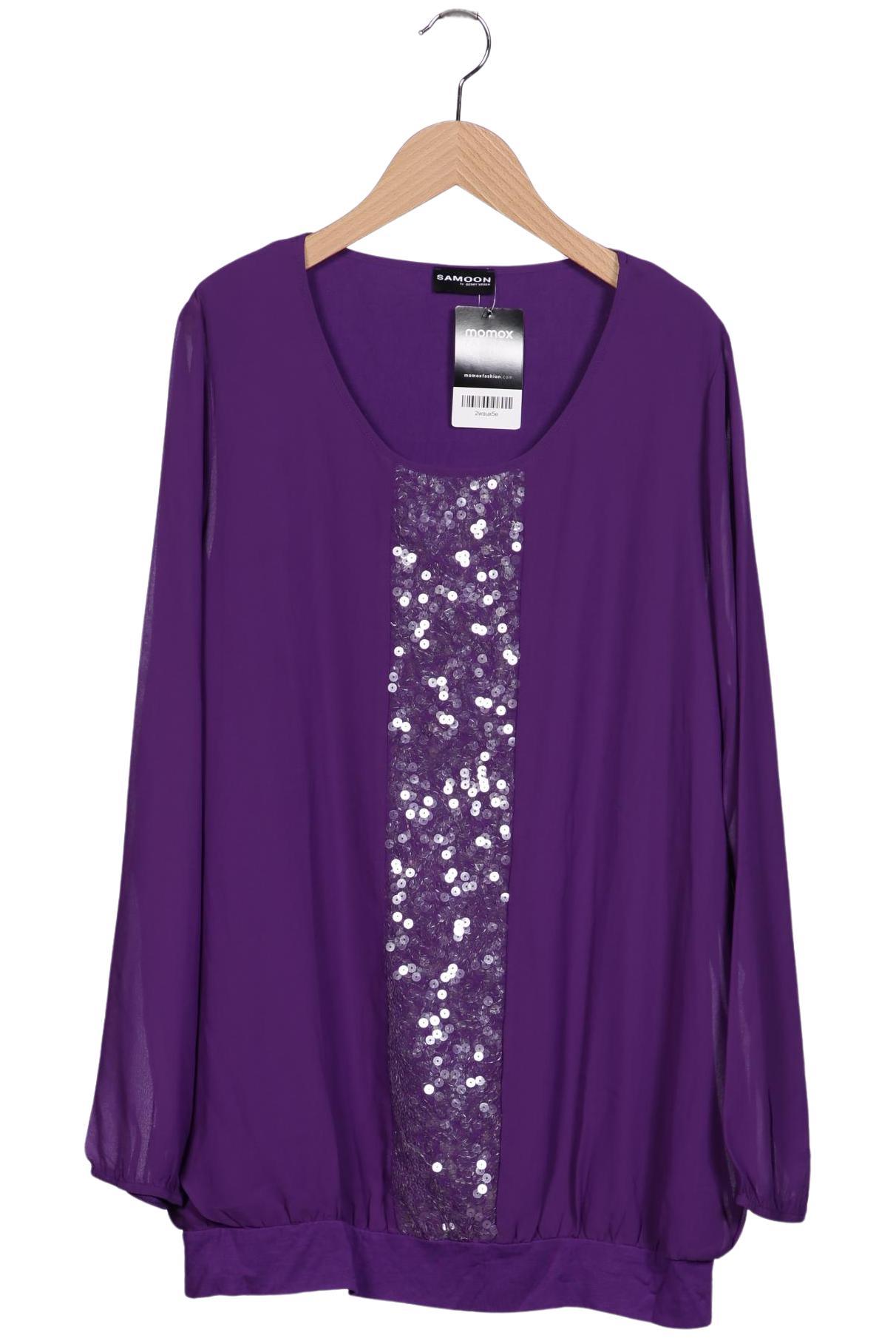 Thumbnail - Samoon by Gerry Weber Damen Langarmshirt, flieder, Gr. 44
