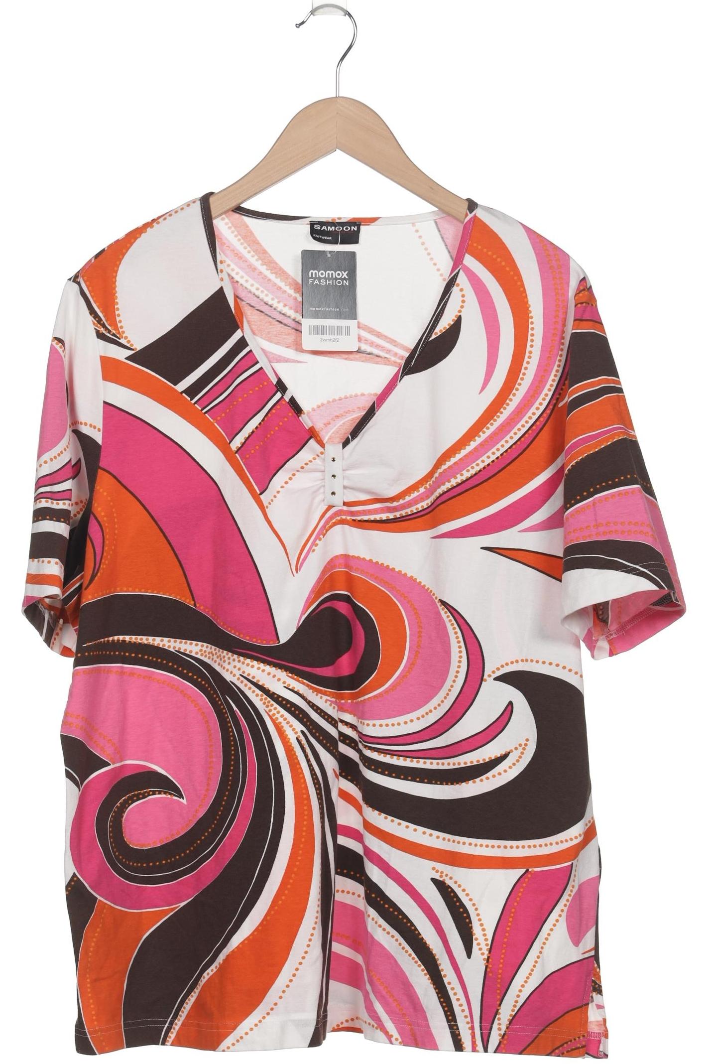 

Samoon by Gerry Weber Damen T-Shirt, mehrfarbig, Gr. 50