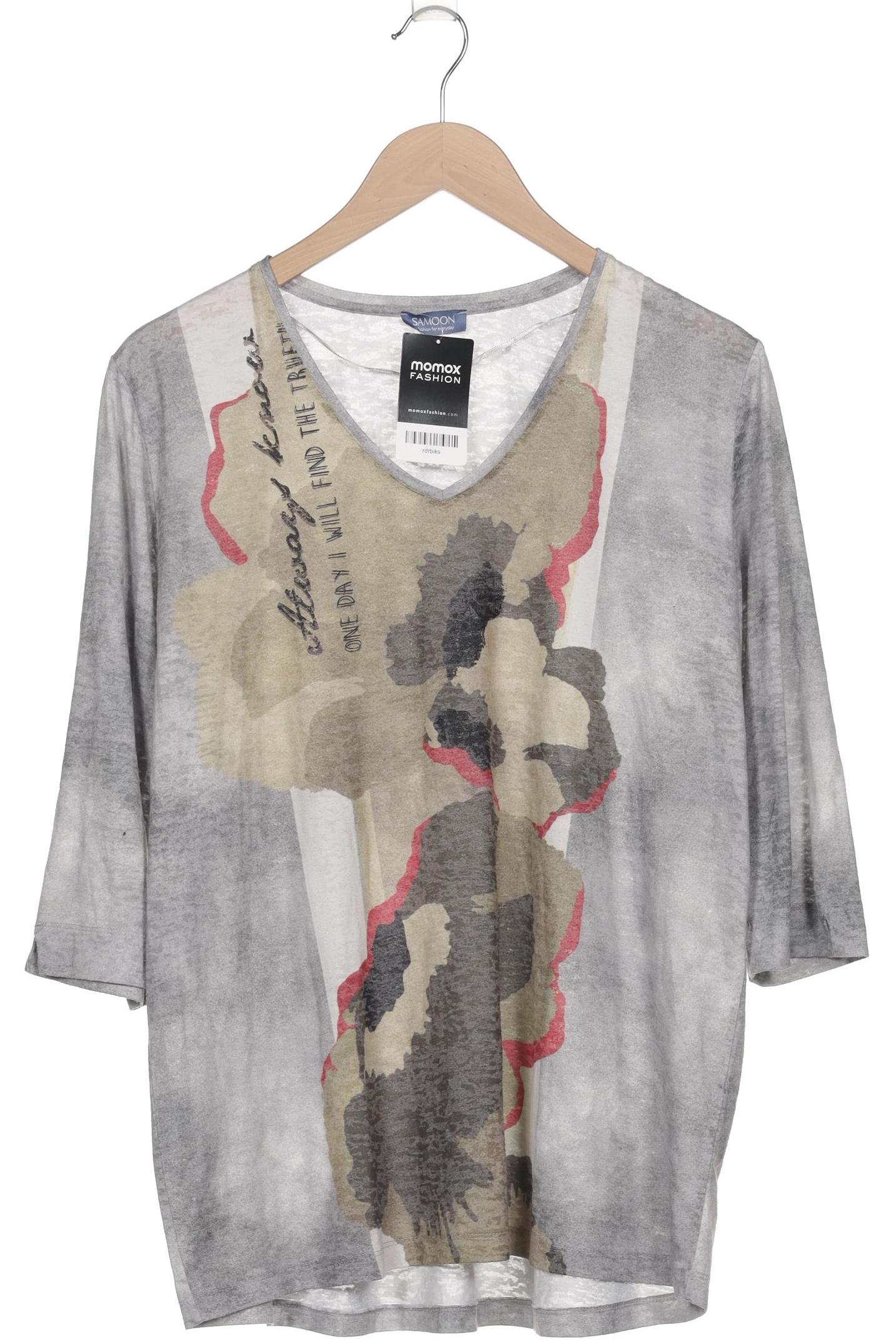 

Samoon by Gerry Weber Damen Langarmshirt, grau, Gr. 46