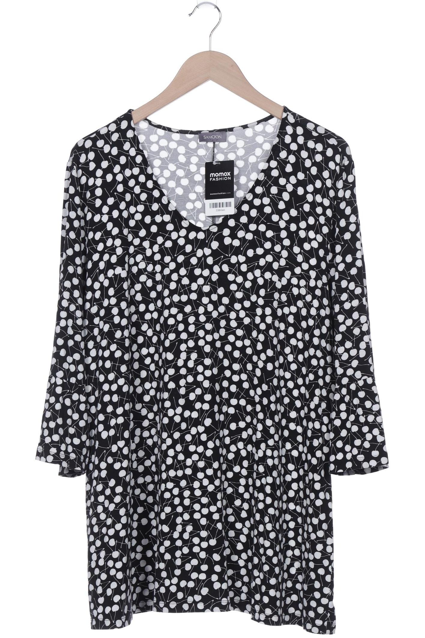 

Samoon by Gerry Weber Damen Langarmshirt, schwarz, Gr. 42