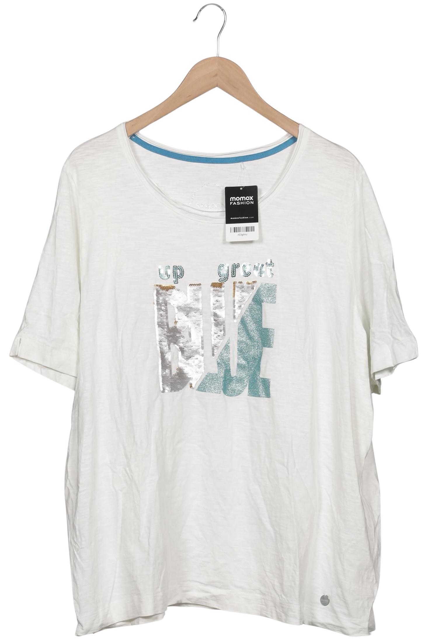 

Samoon by Gerry Weber Damen T-Shirt, weiß, Gr. 52