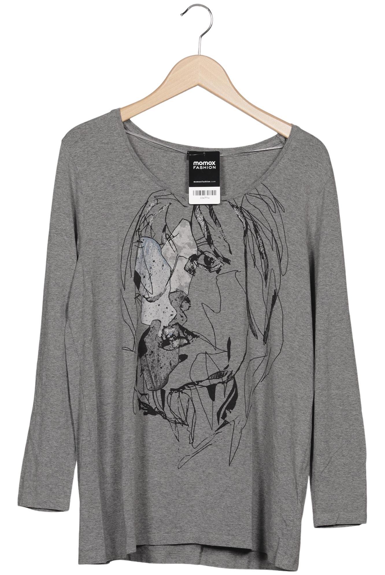 

Samoon by Gerry Weber Damen Langarmshirt, grau, Gr. 46